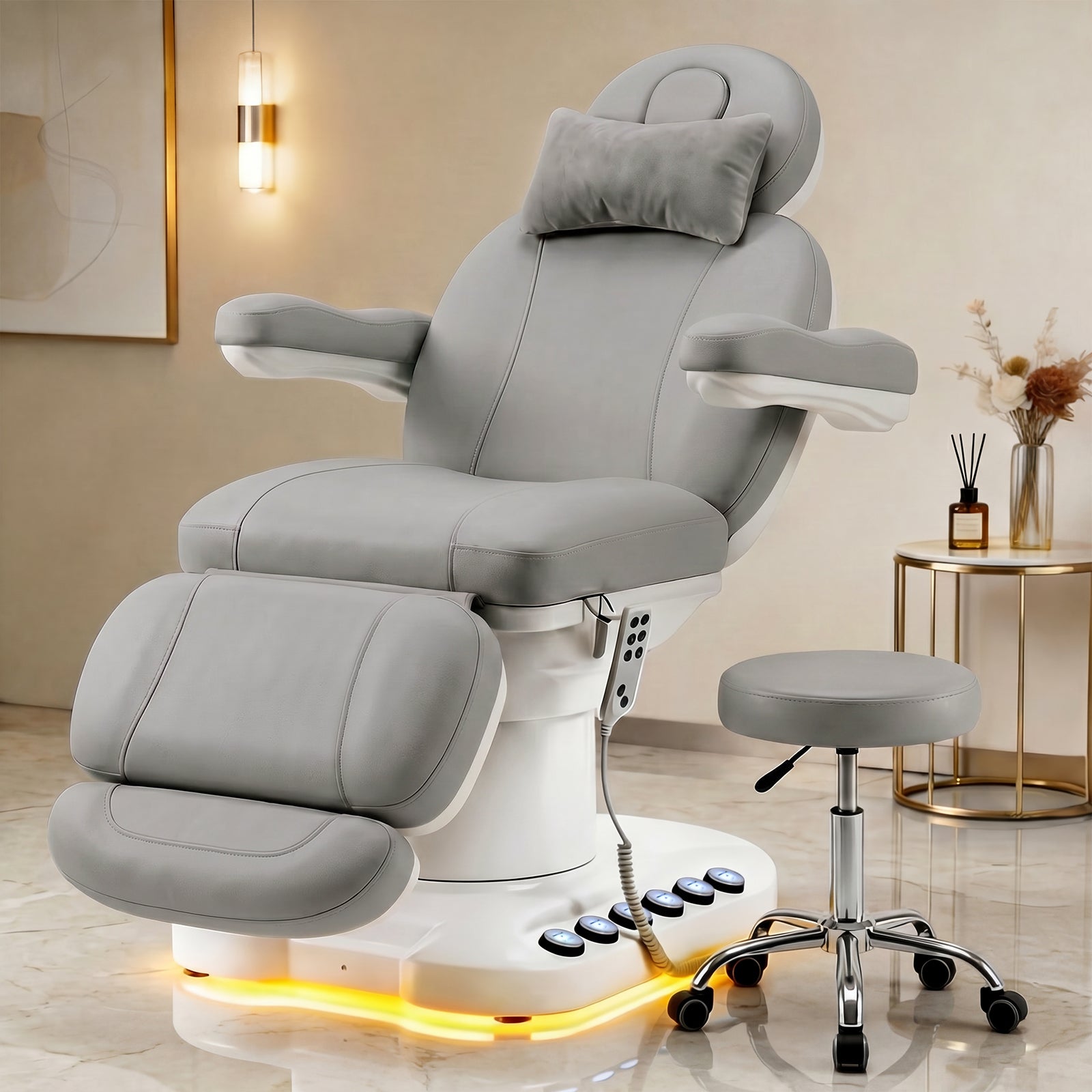 Advwin Fully Electric Massage Table with 3 Motors