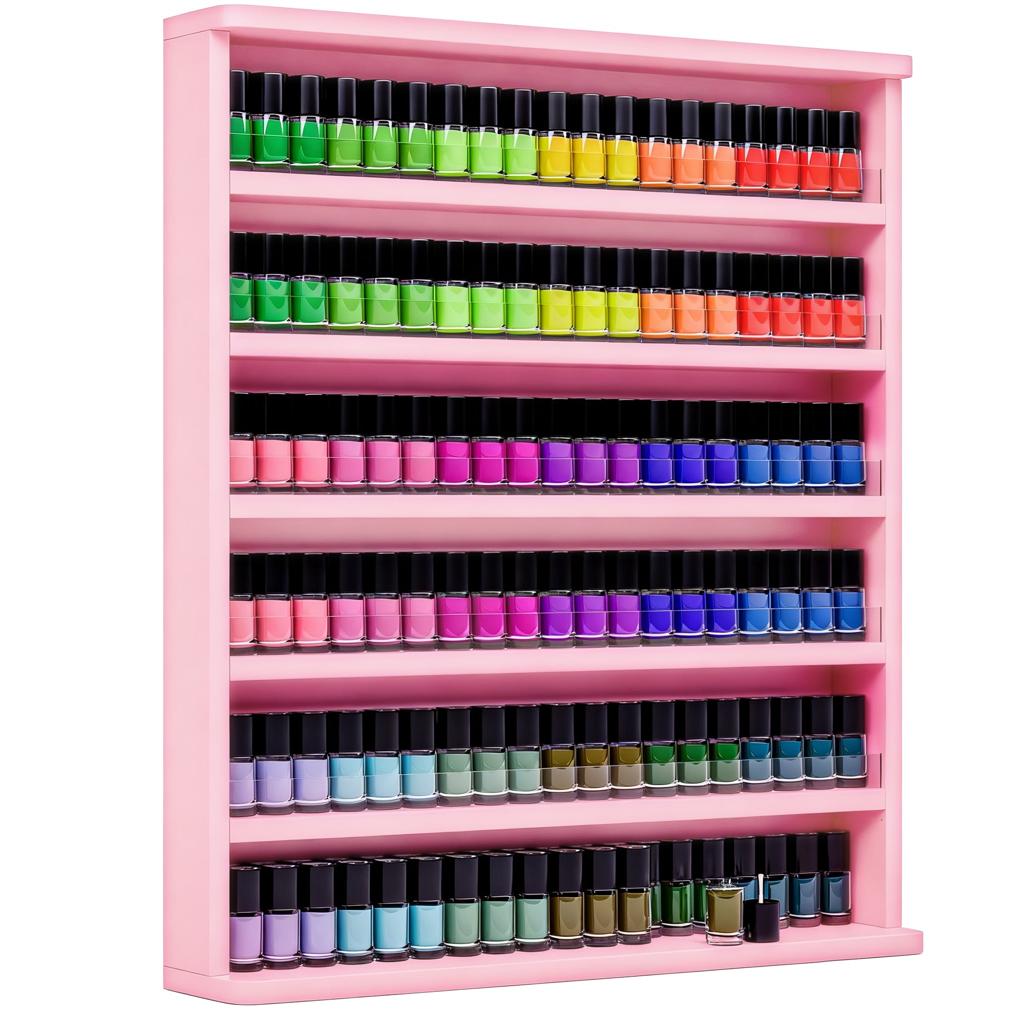Advwin Wall Mount Nail Polish Organizer