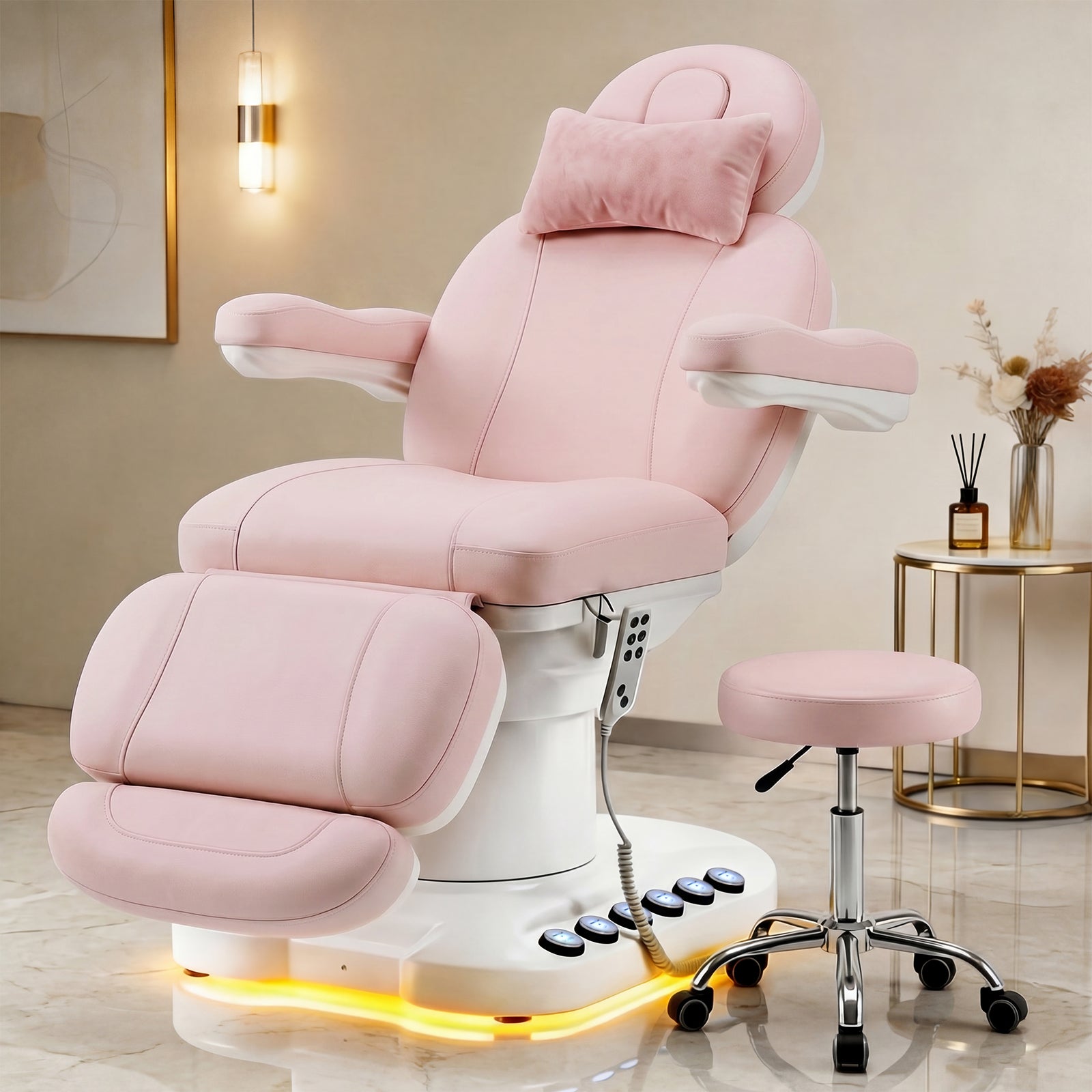Advwin Fully Electric Massage Table with 3 Motors