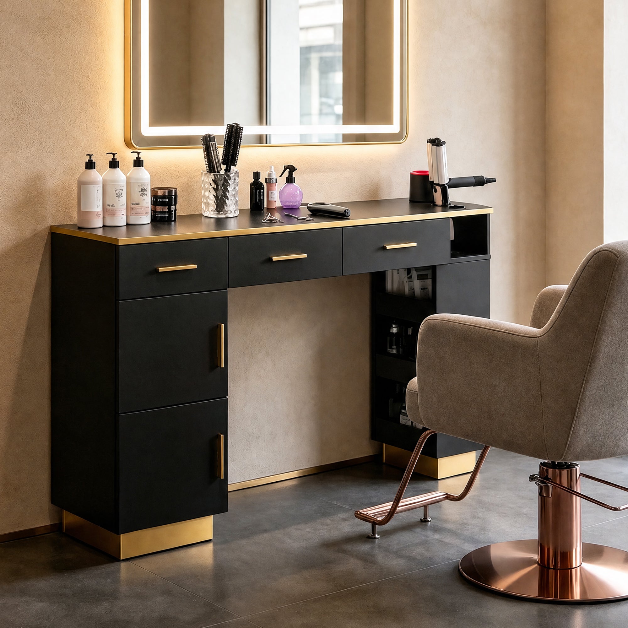 Advwin Barber Salon Stations for Hair Stylist