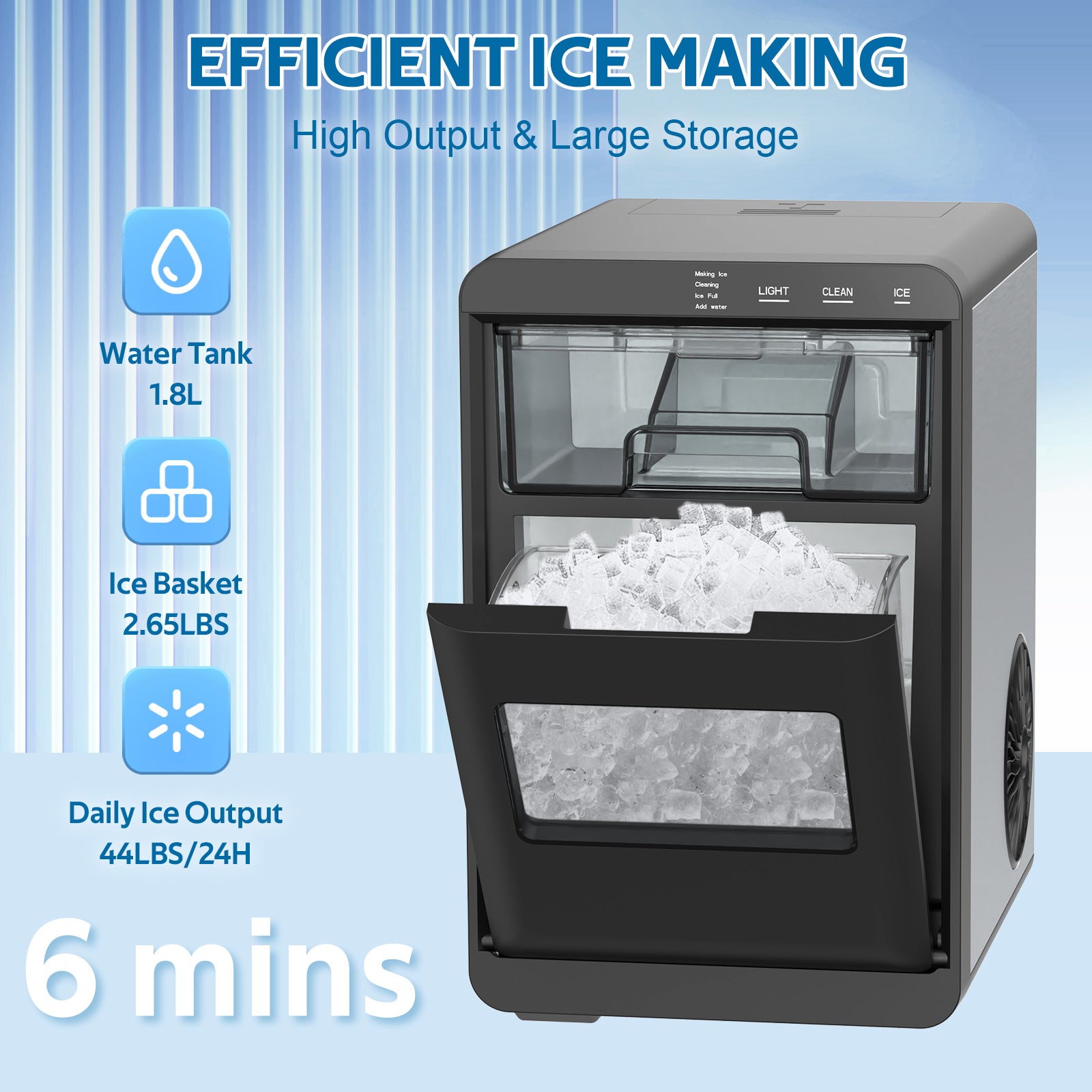 Advwin Nugget Ice Maker Countertop