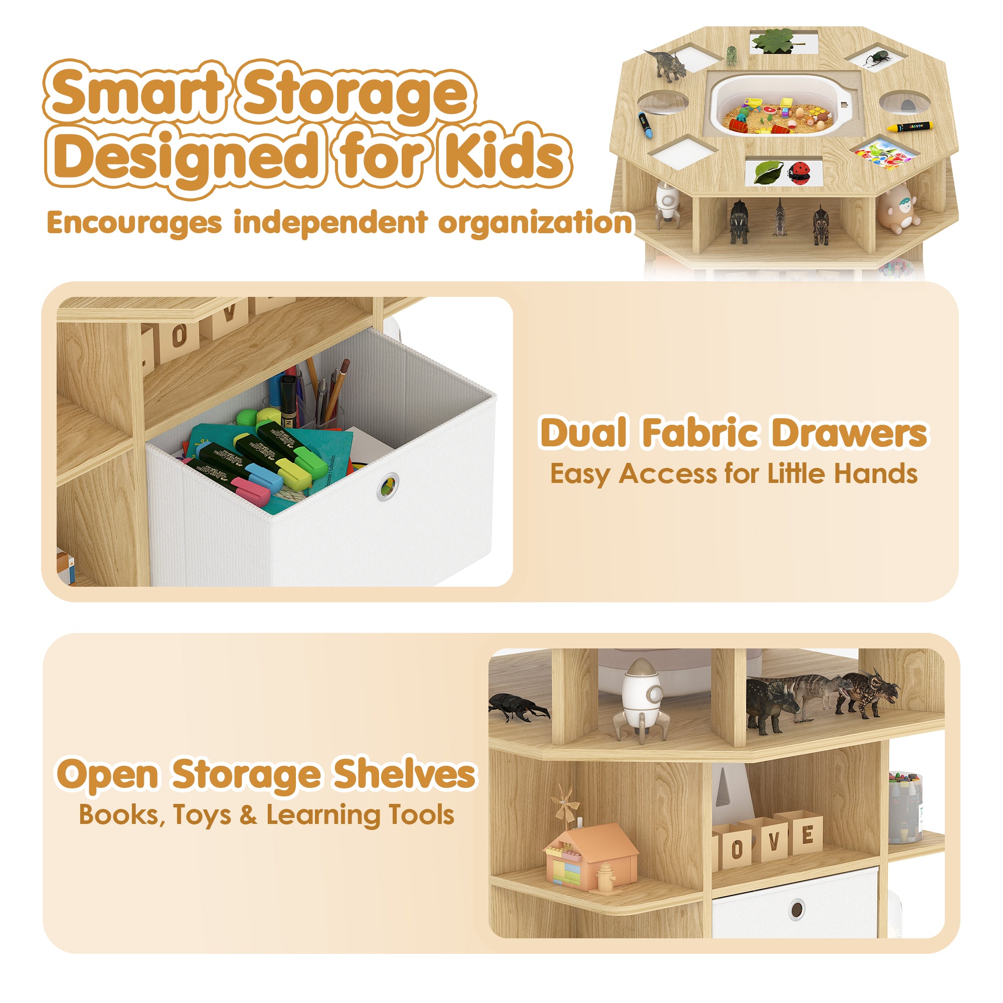 Advwin Kids Science Activity Table