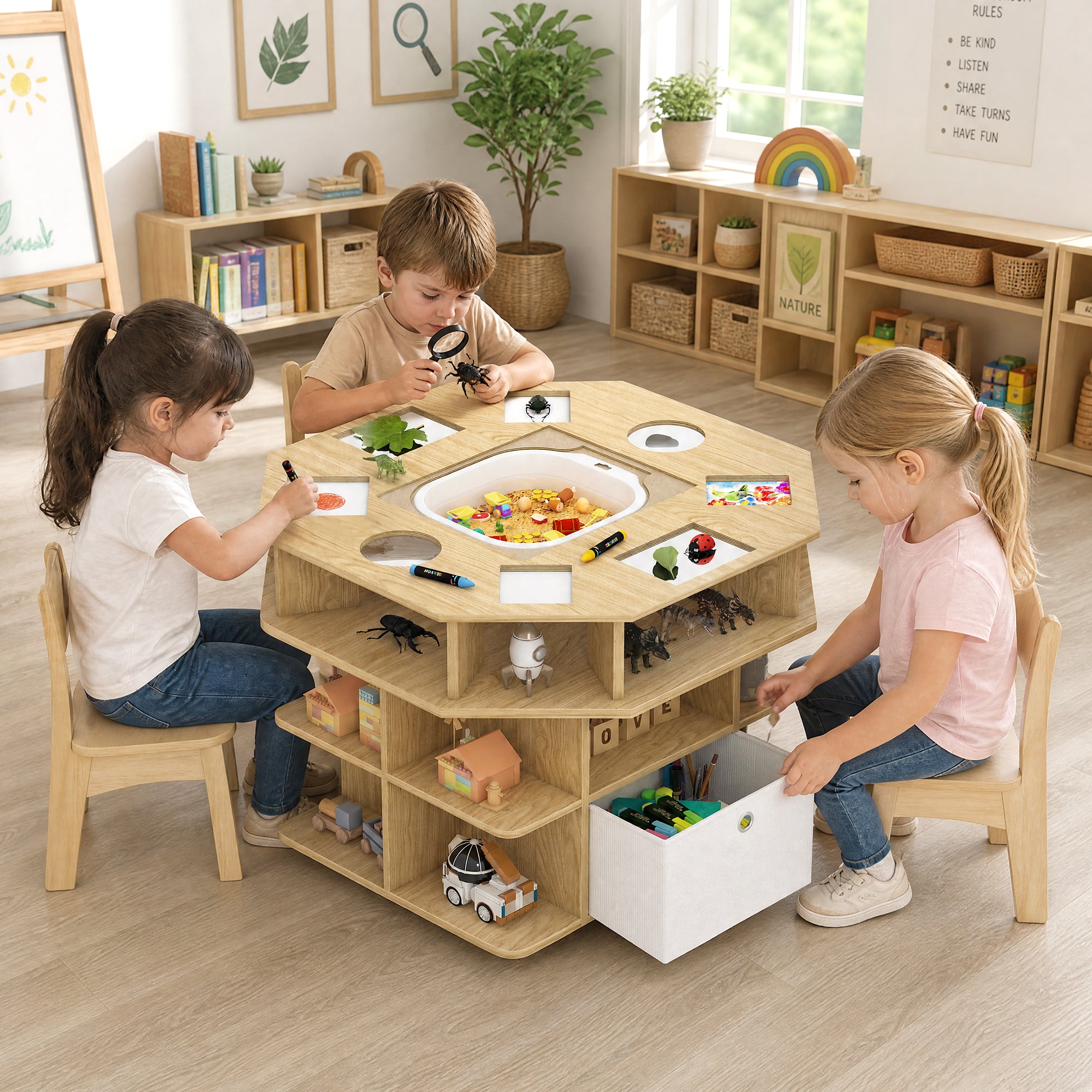 Advwin Kids Science Activity Table