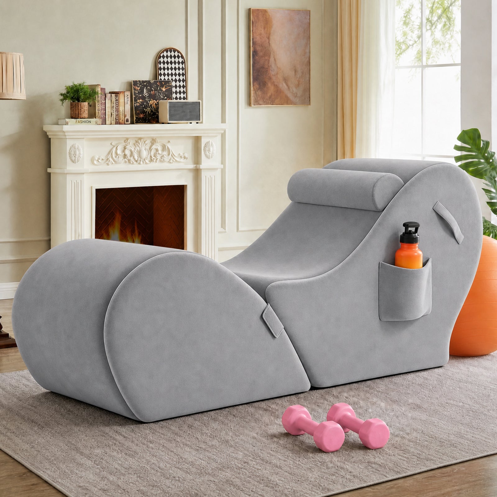 Advwin Convertible Yoga Chaise Lounge for Adults
