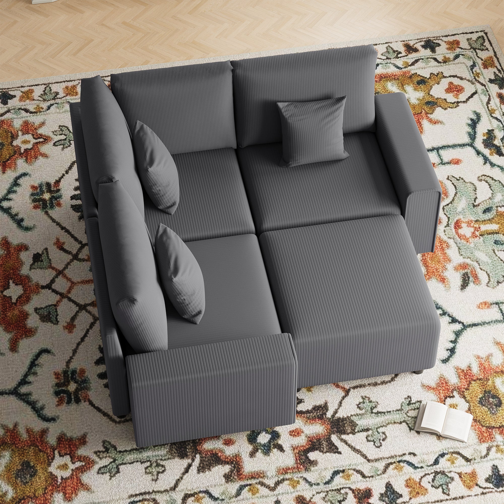 Advwin Luxury Oversized Minimalist Cloud Couch