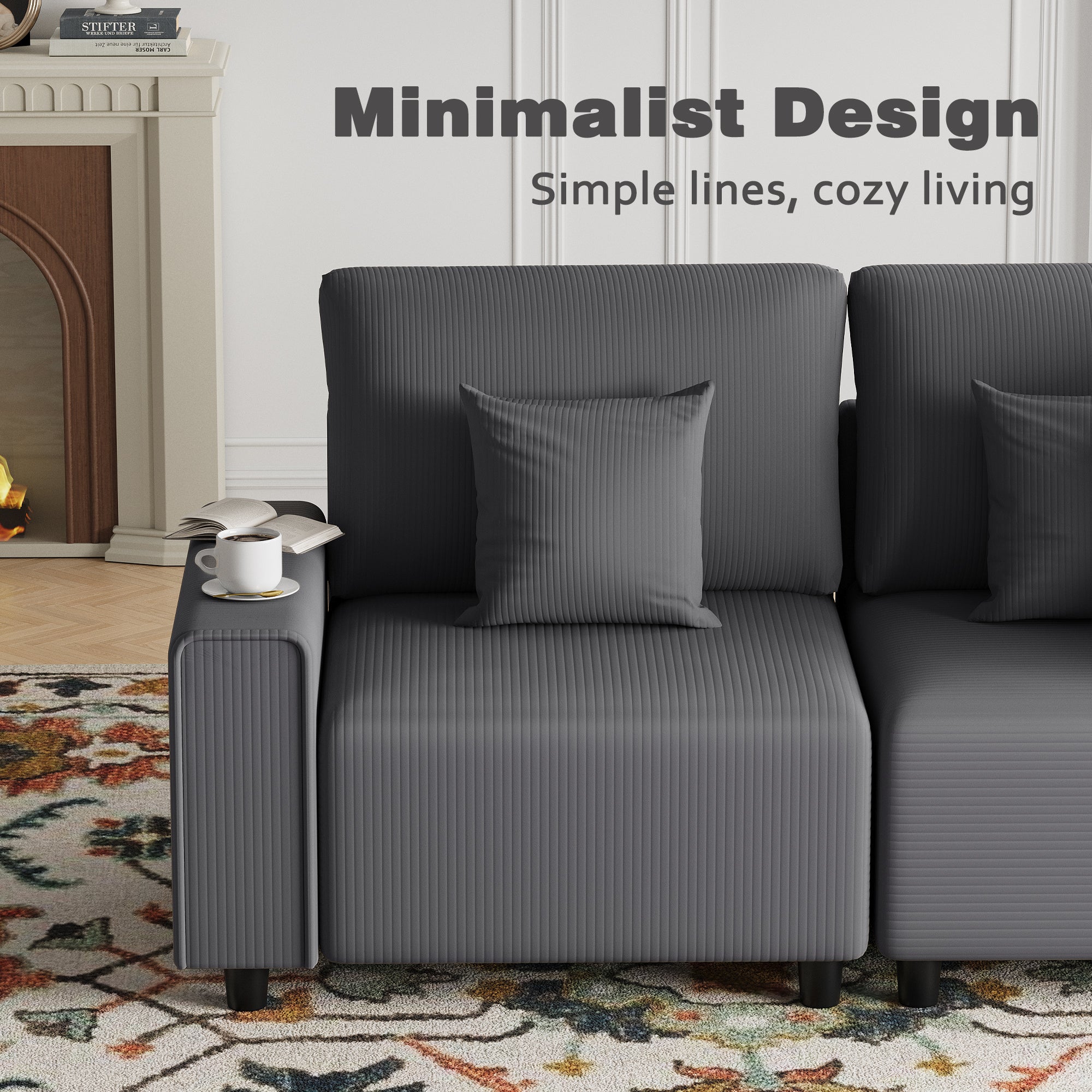 Advwin Luxury Oversized Minimalist Cloud Couch