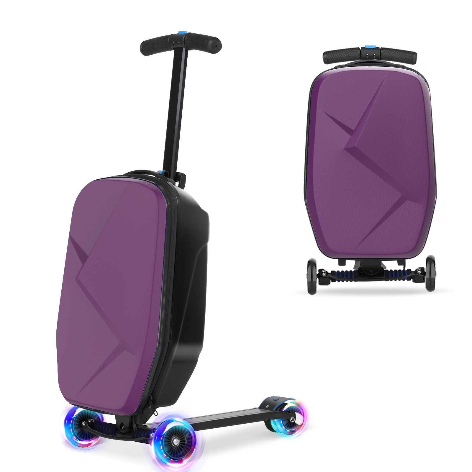 Advwin Foldable Hardshell Scooter Suitcase