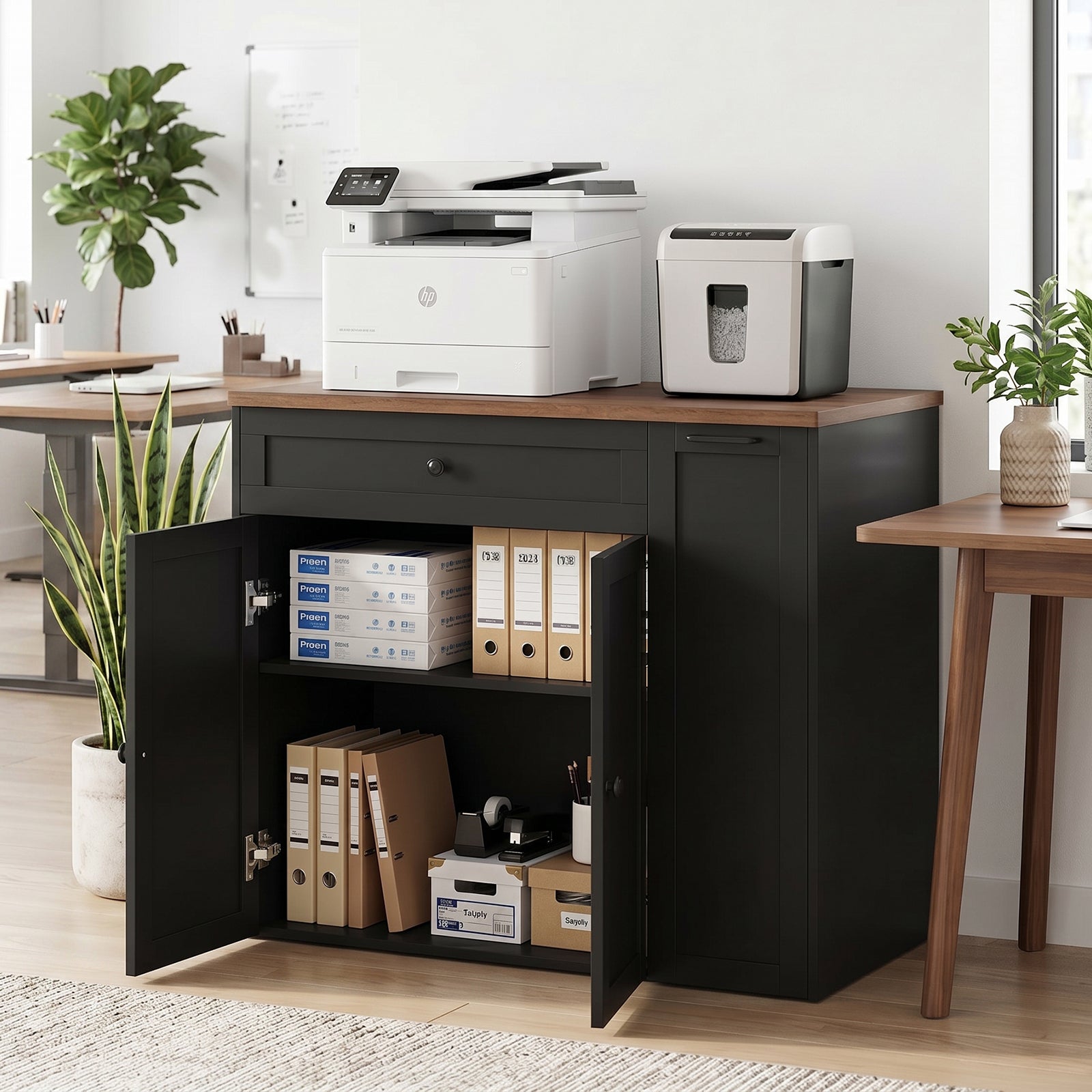Advwin 3D Printer Cabinet w/ Rolling Filament Storage Drawer