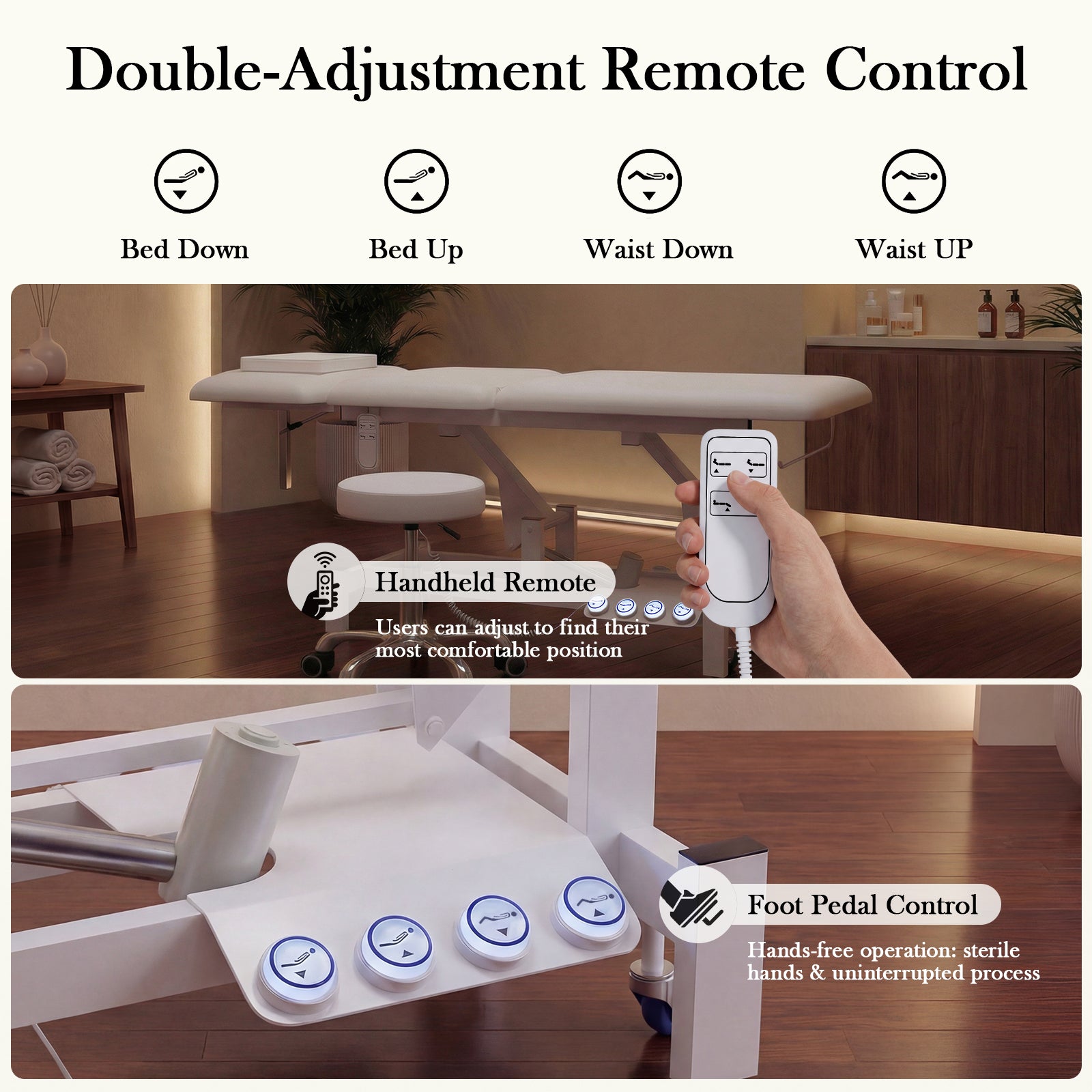 Advwin 2-Motor Electric Massage Treatment Table