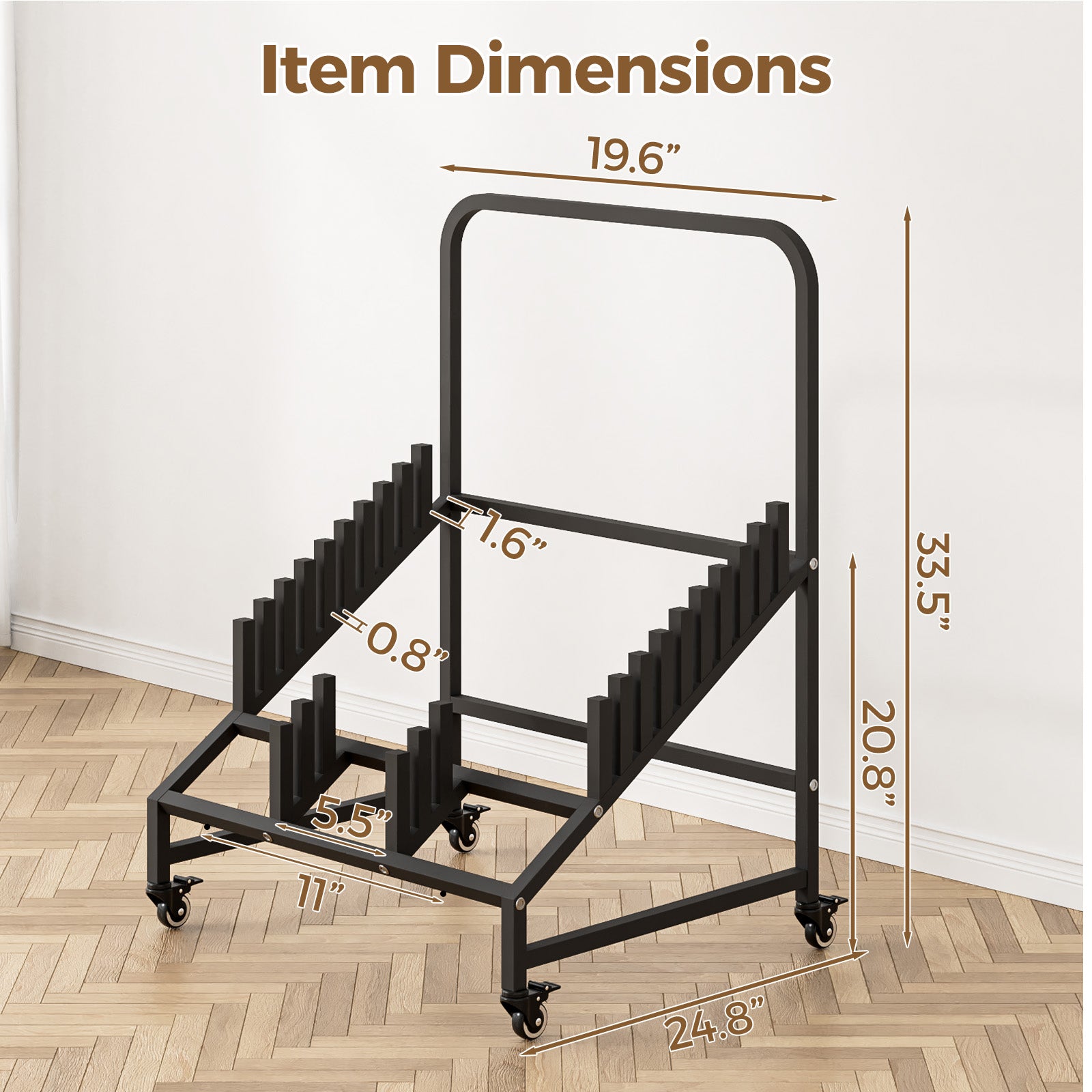 Advwin Tile Display Stand with Adjustable Slots