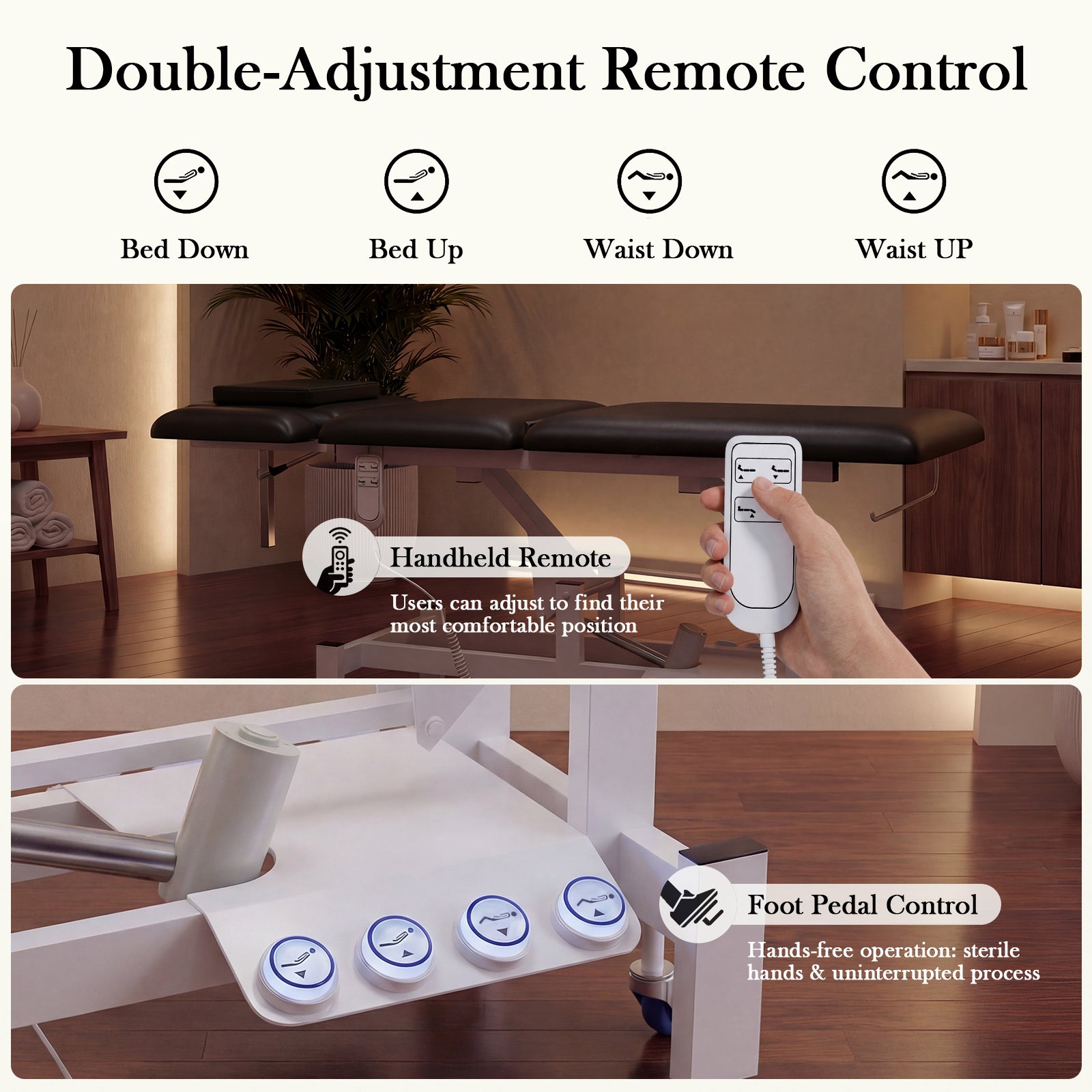 Advwin 2-Motor Electric Massage Treatment Table