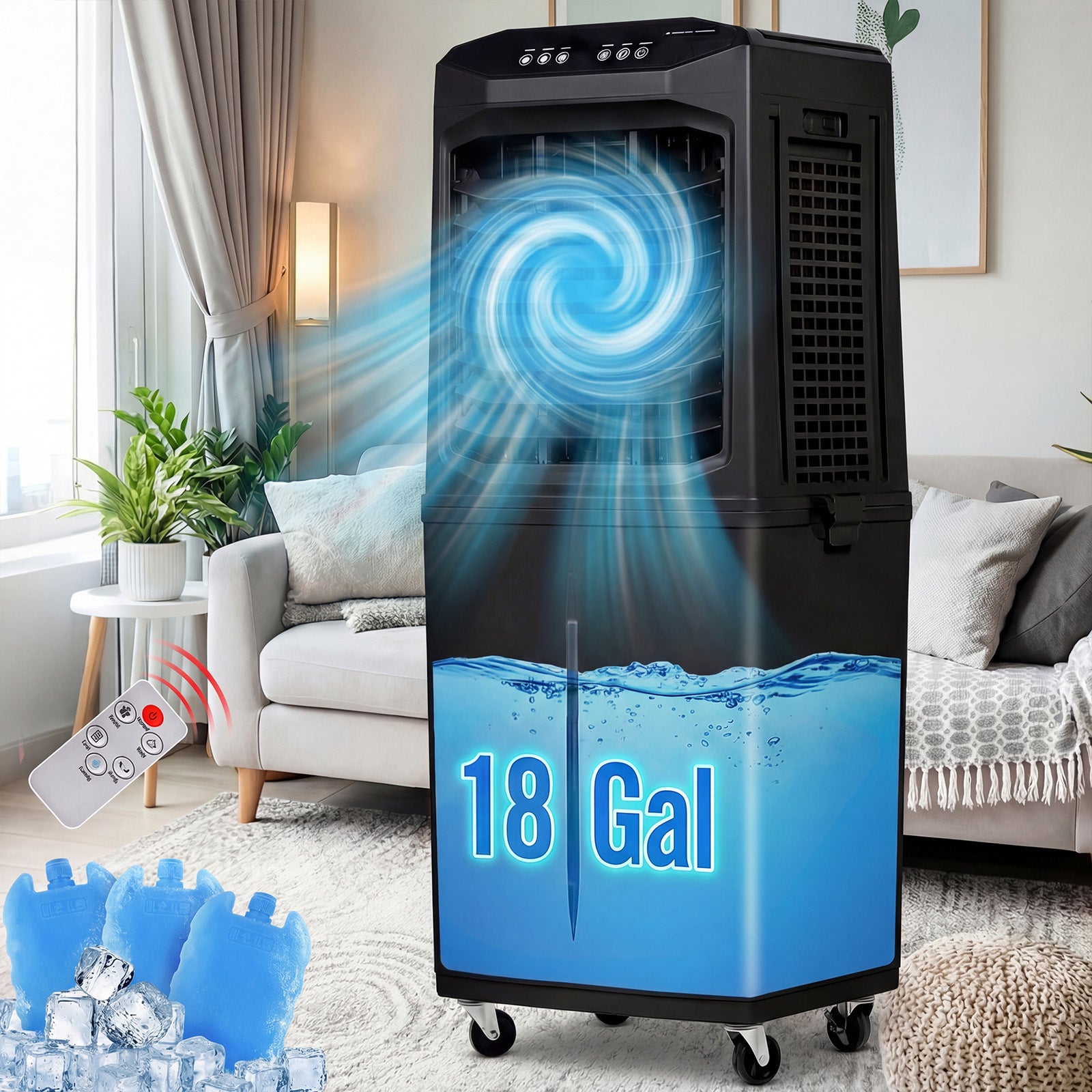 Advwin 3300 CFM Evaporative Swamp Cooler