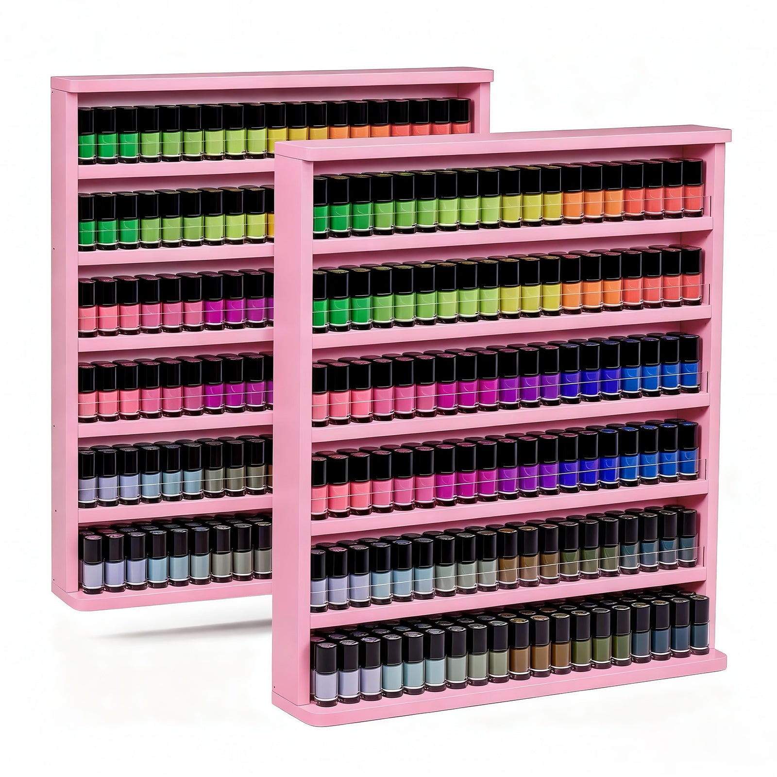 Advwin Double Wall Mount Nail Polish Organizer
