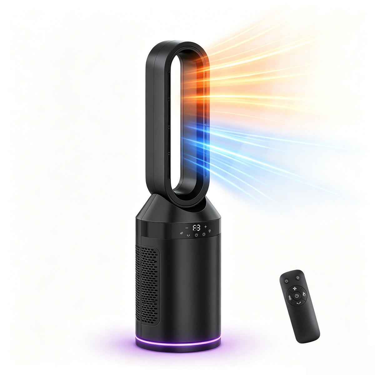Advwin 32” Bladeless Tower Fan and Heater Combo