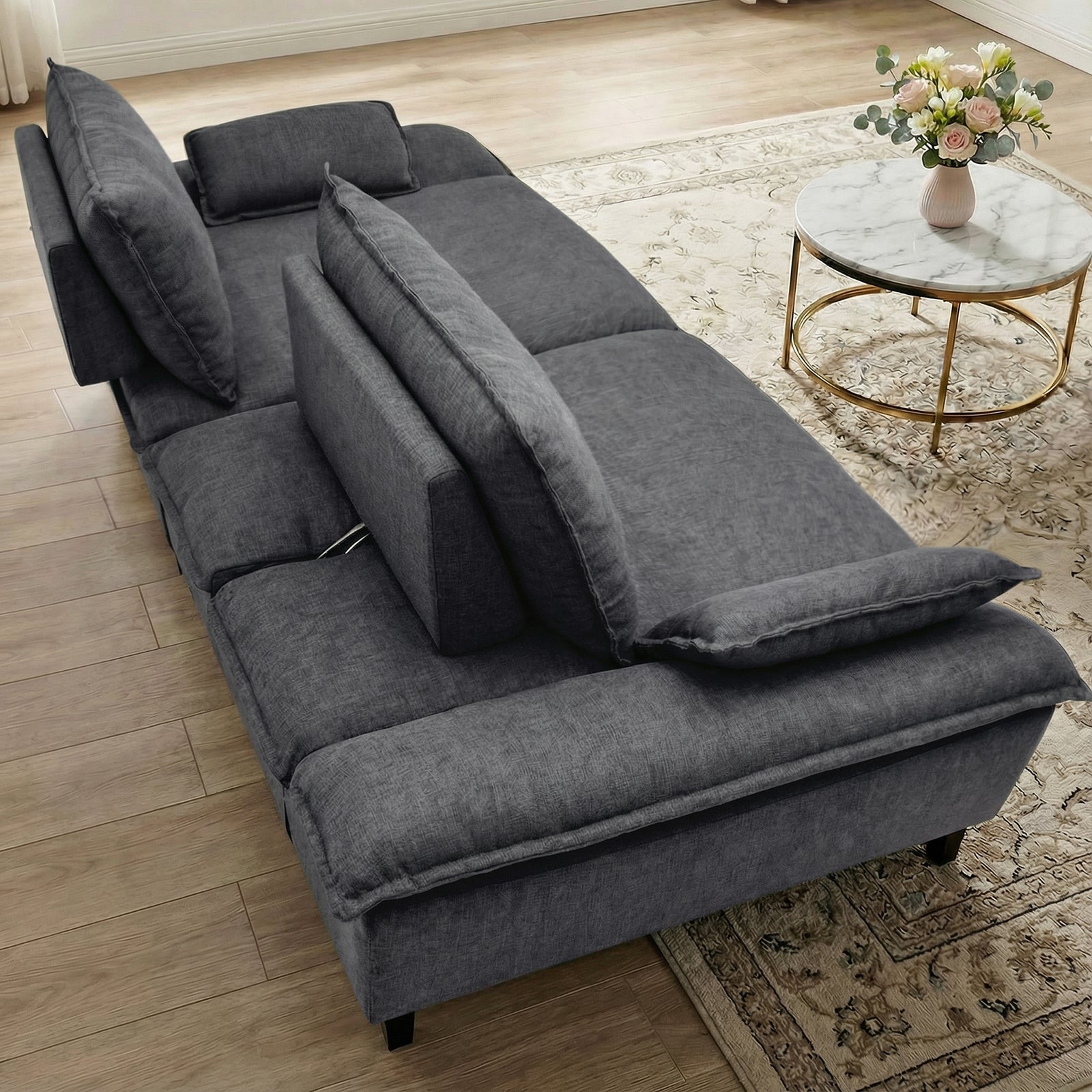 Advwin 114” Oversized Sailboat Cloud Couch