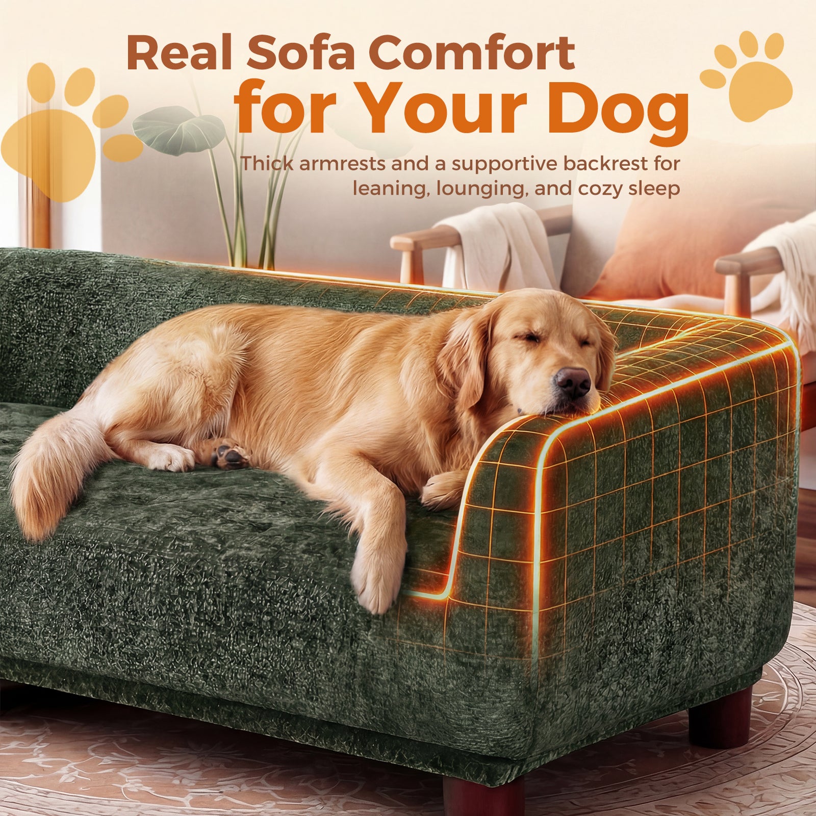 Advwin Dog Couch Sofa for Large & Extra Large Dogs