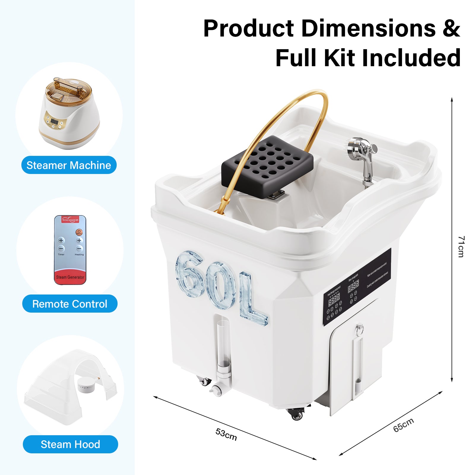 Advwin Thermostatic Head Spa Equipment