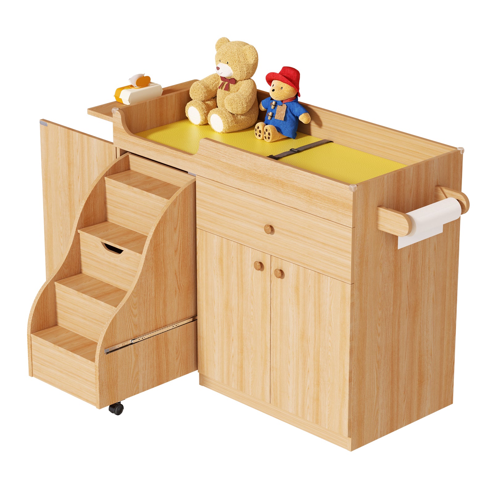 Advwin Changing Table with Stairs for Daycare & Home