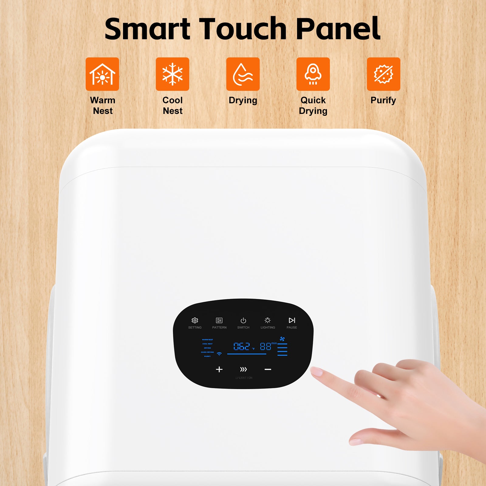 Advwin 75L Automatic Pet Dryer Box w/ Dual Motor Fan