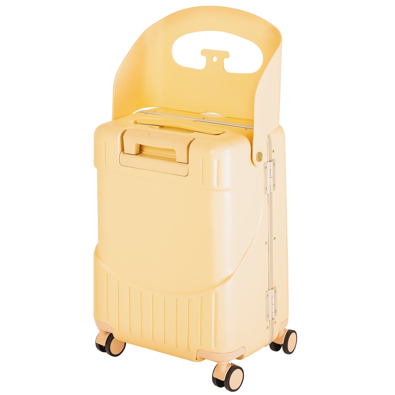 Advwin Hardside Luggage Suitcases with with Foldable Child Seat 20
