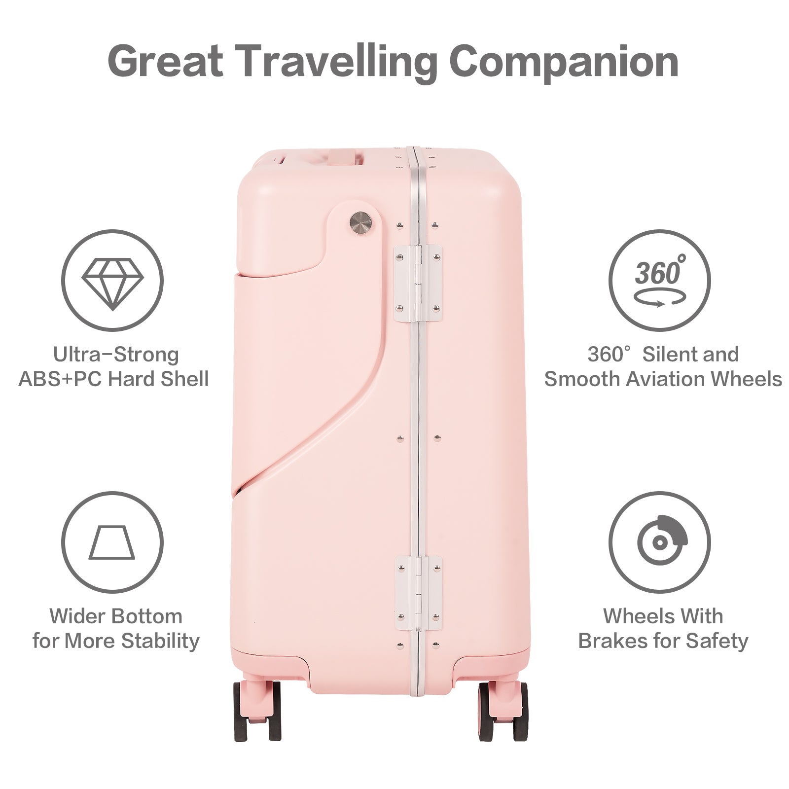 Advwin 20" Luggage with Foldable Child Seat