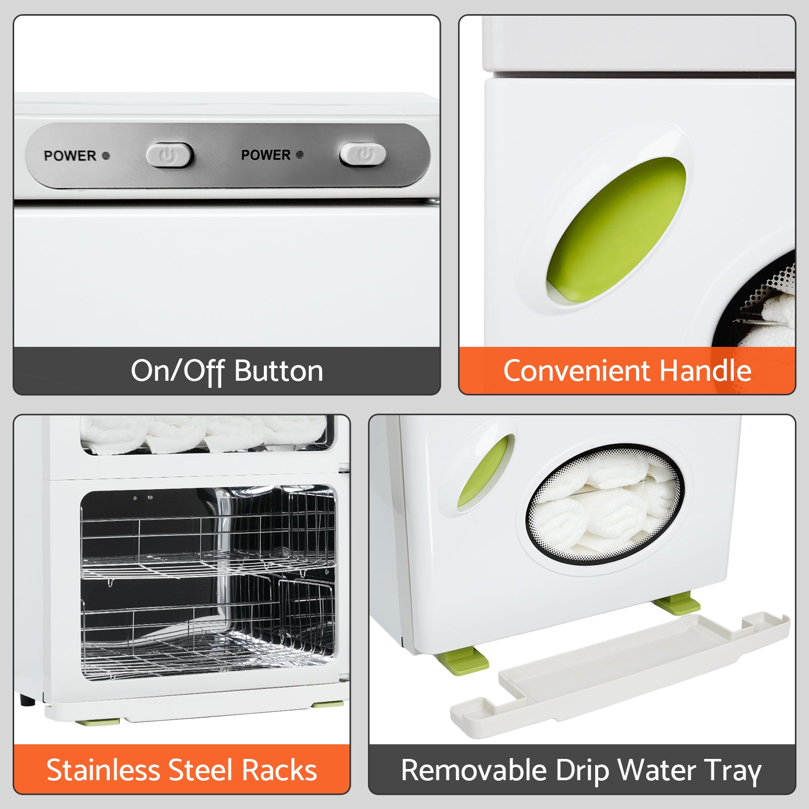 Advwin Hot Towel Warmer Double Cabinet 46L