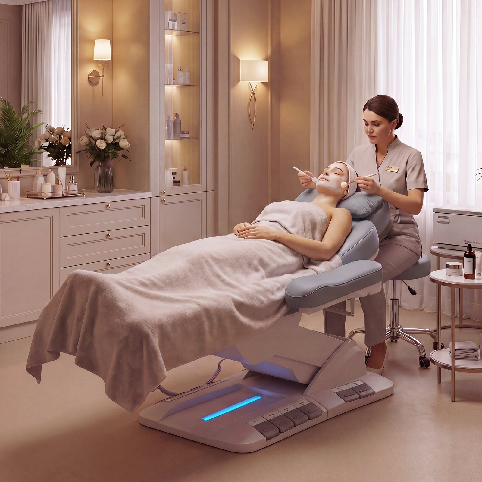 Advwin 3 Motor Adjustable Electric Esthetician Bed