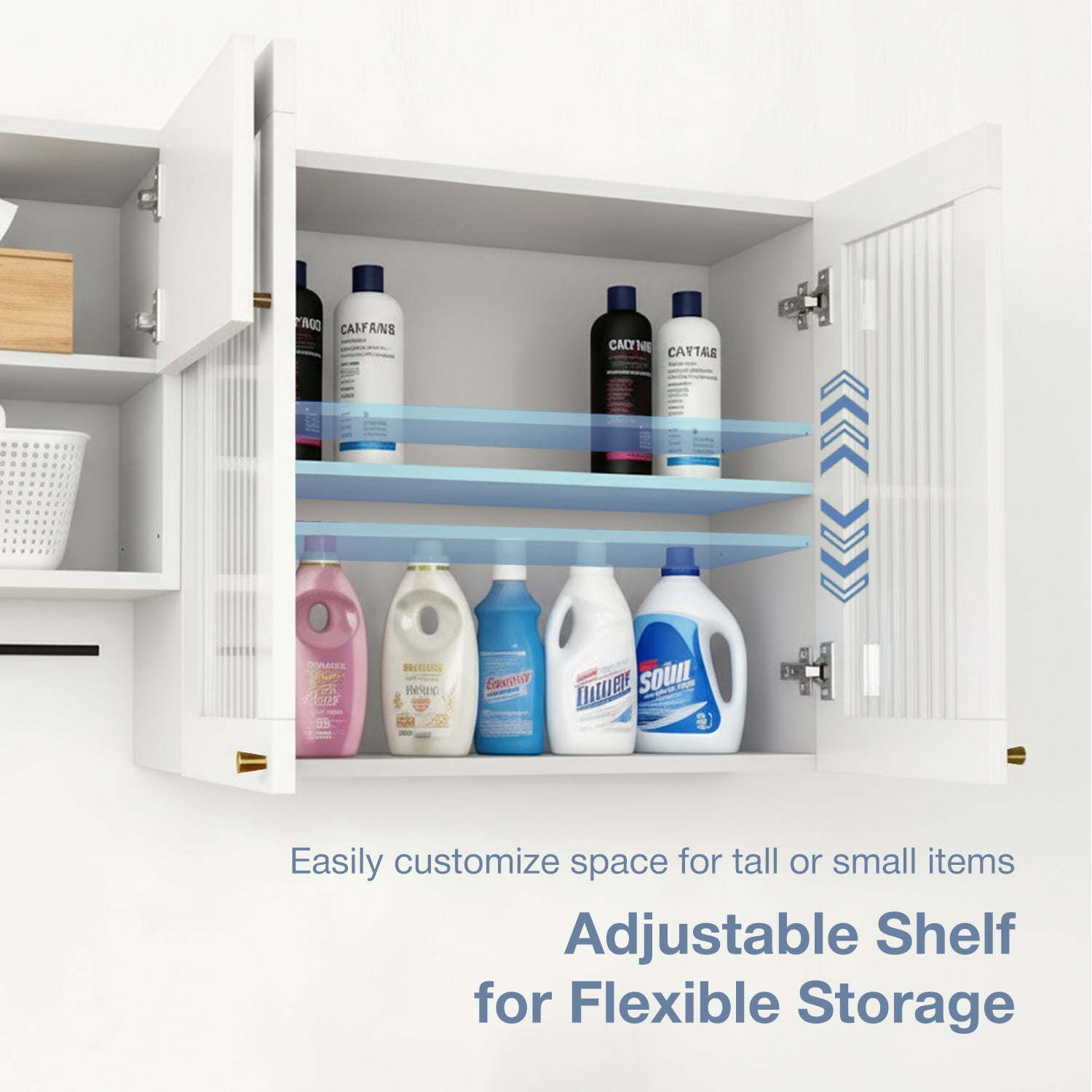 Advwin Wall Mounted Laundry Room Cabinet Set