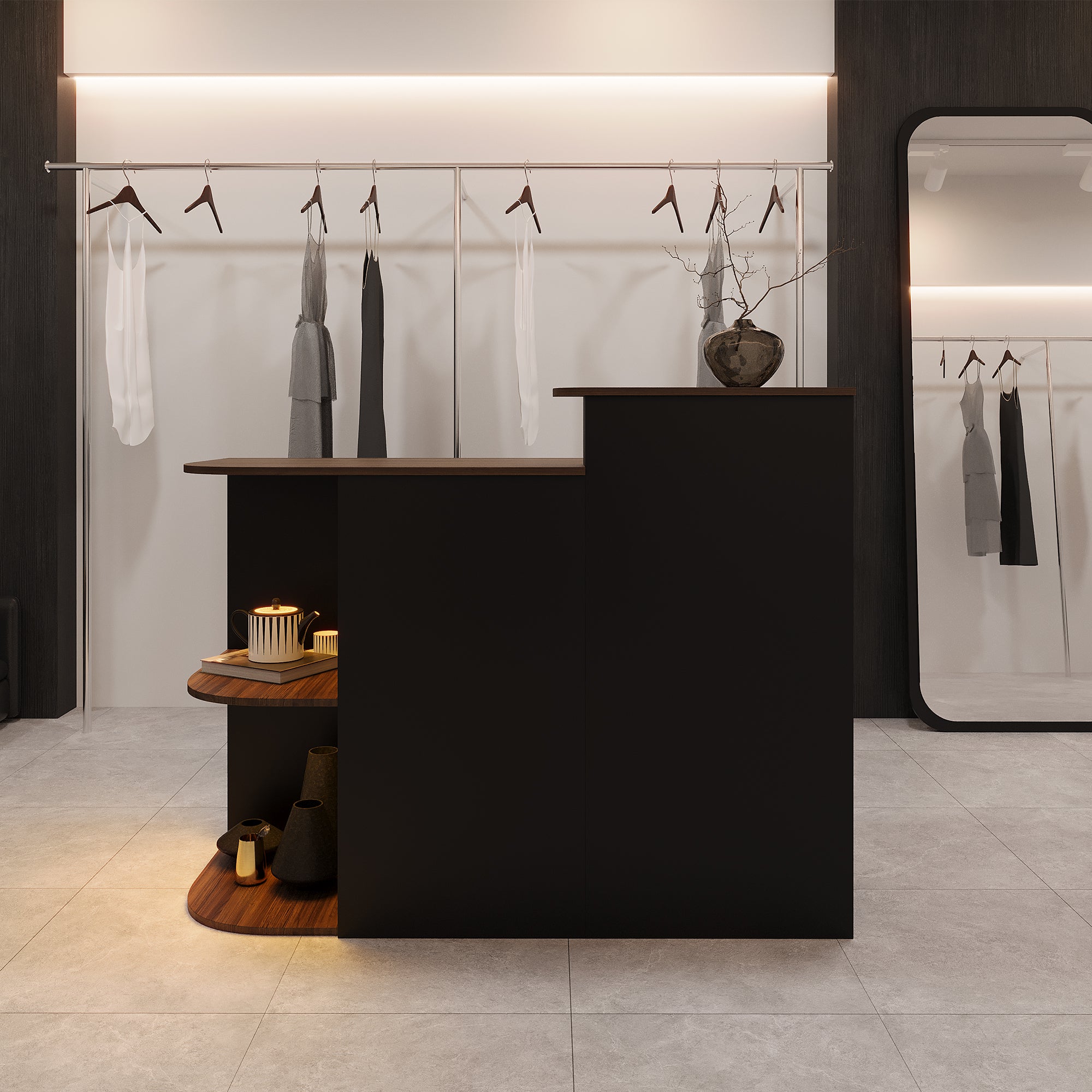 Advwin LED Reception Desk for Office