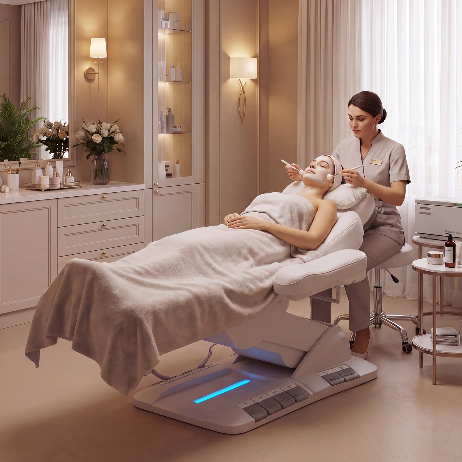 Advwin 3 Motor Adjustable Electric Esthetician Bed