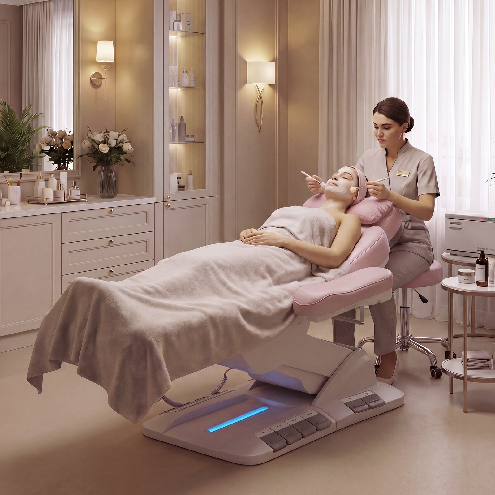 Advwin 3 Motor Adjustable Electric Esthetician Bed