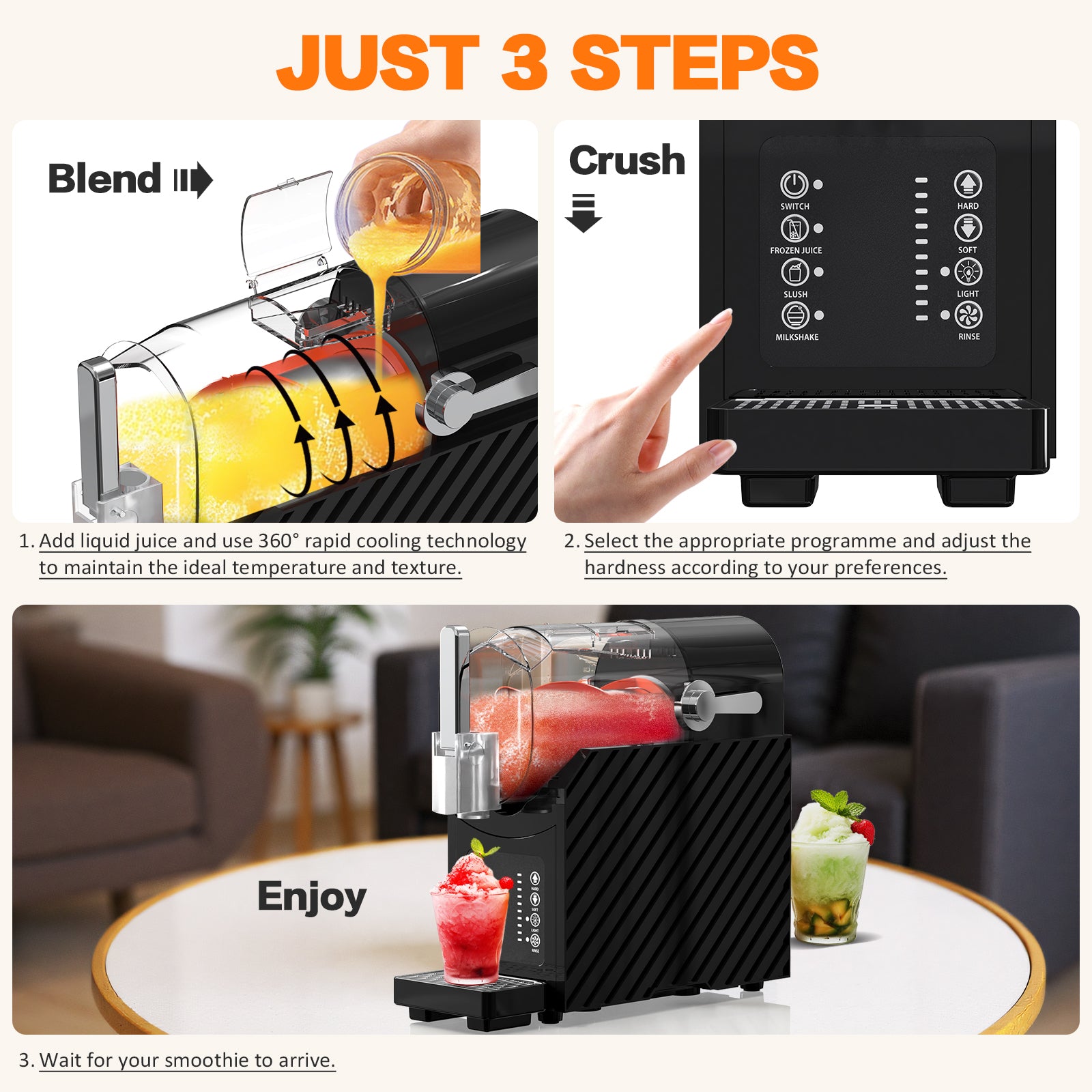 Advwin 3-in-1 Slushie Machine