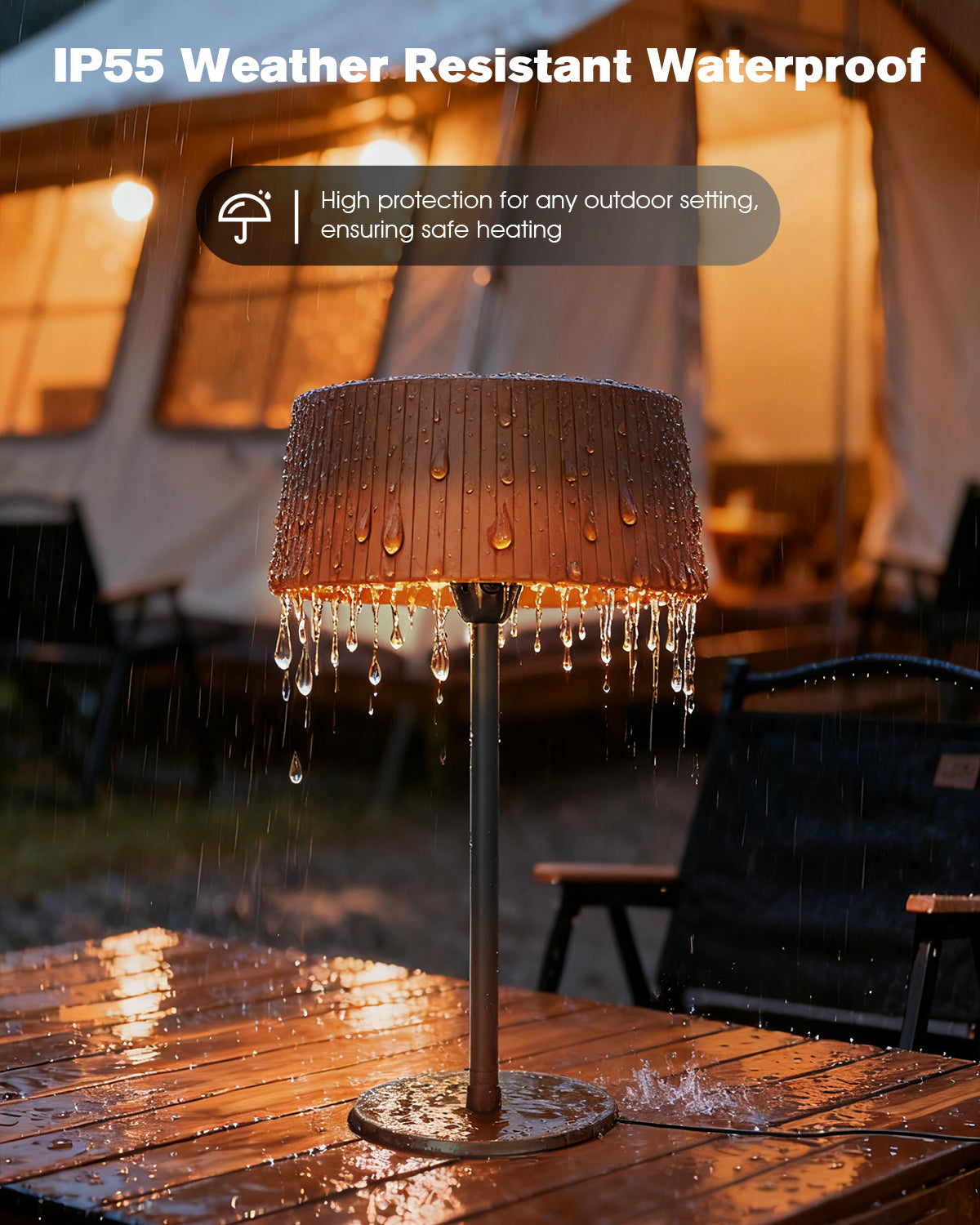 Advwin Electric Infrared Patio Heater 1500W