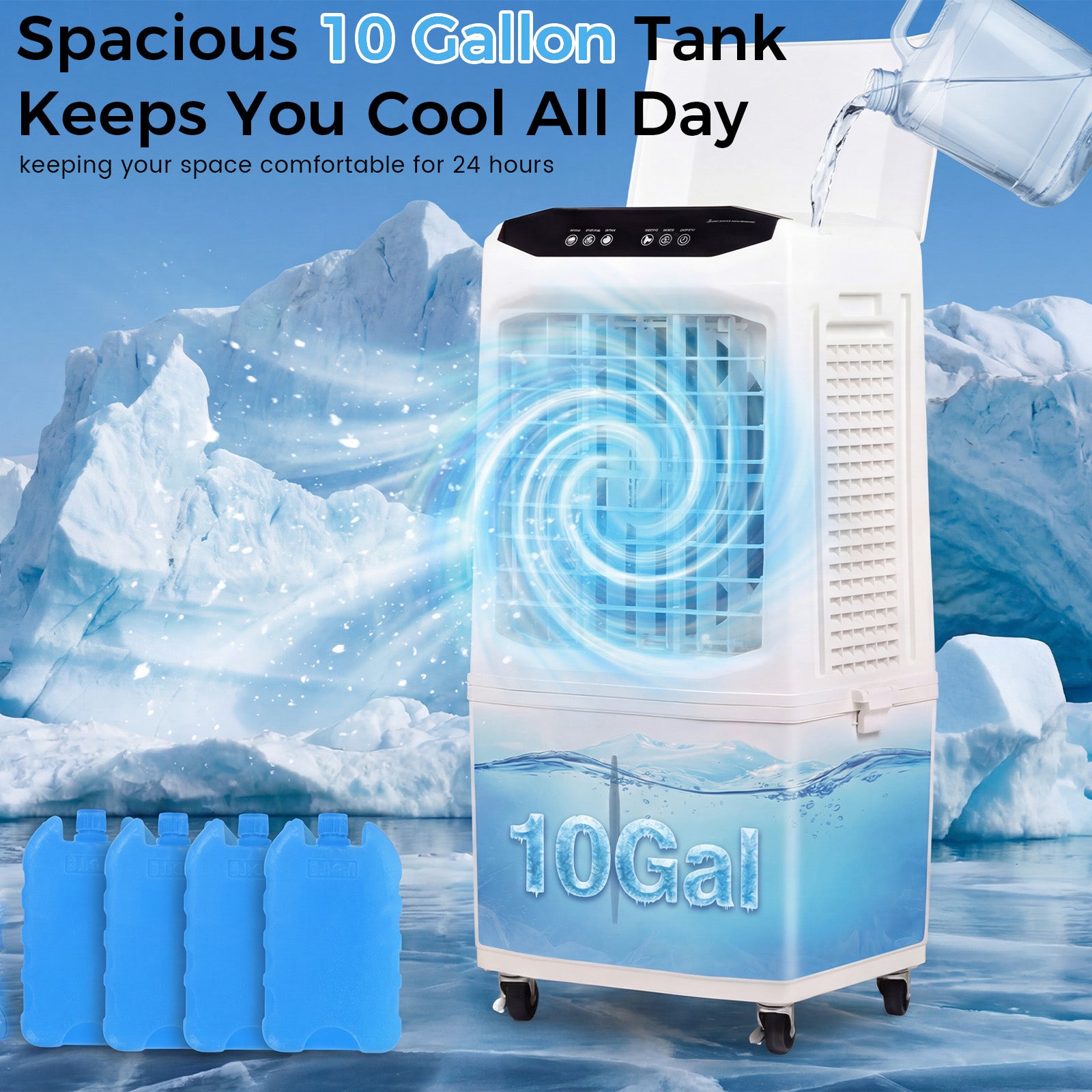 Advwin 3300 CFM Evaporative Swamp Cooler