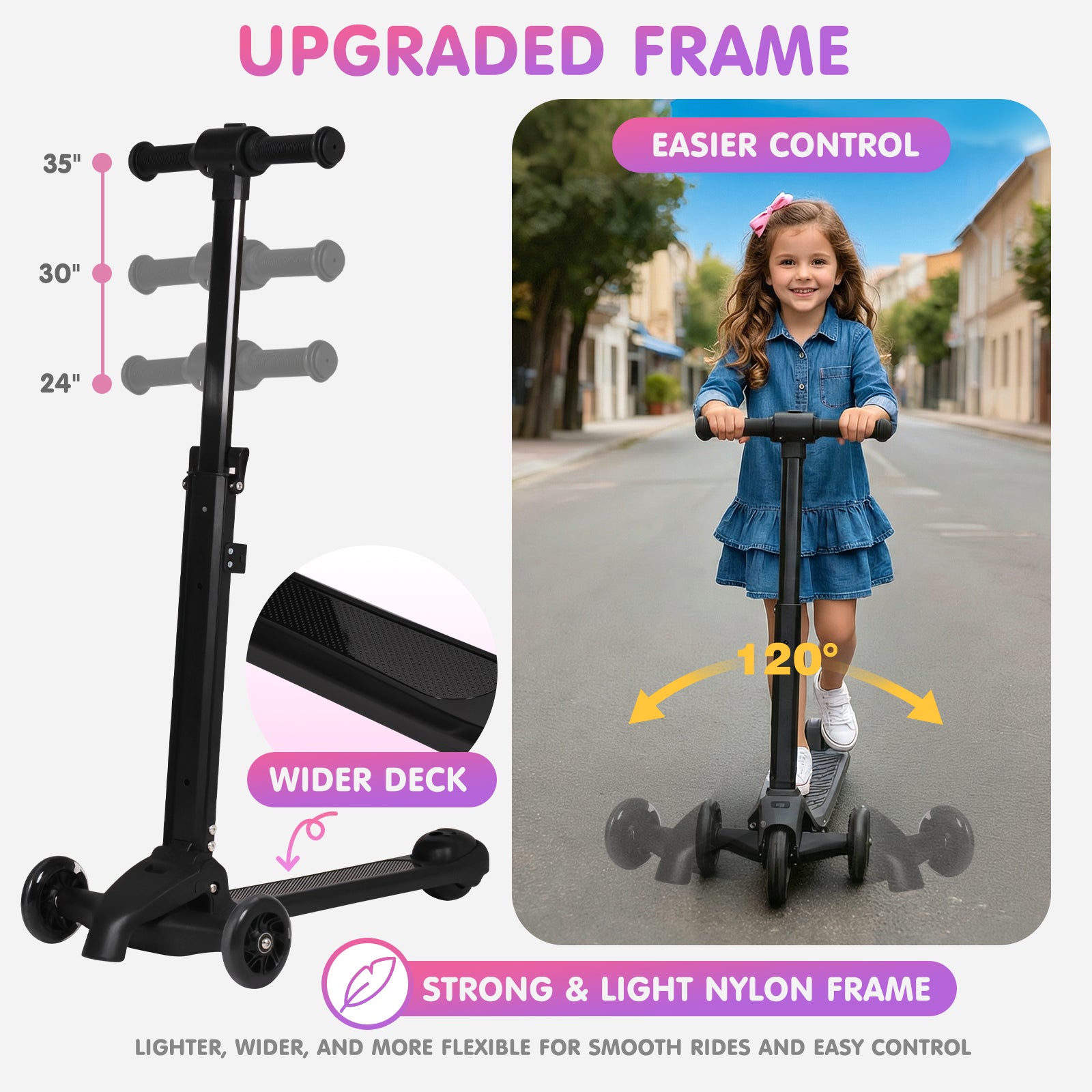 Advwin Detachable 4-in-1 Scooter Luggage for Kids