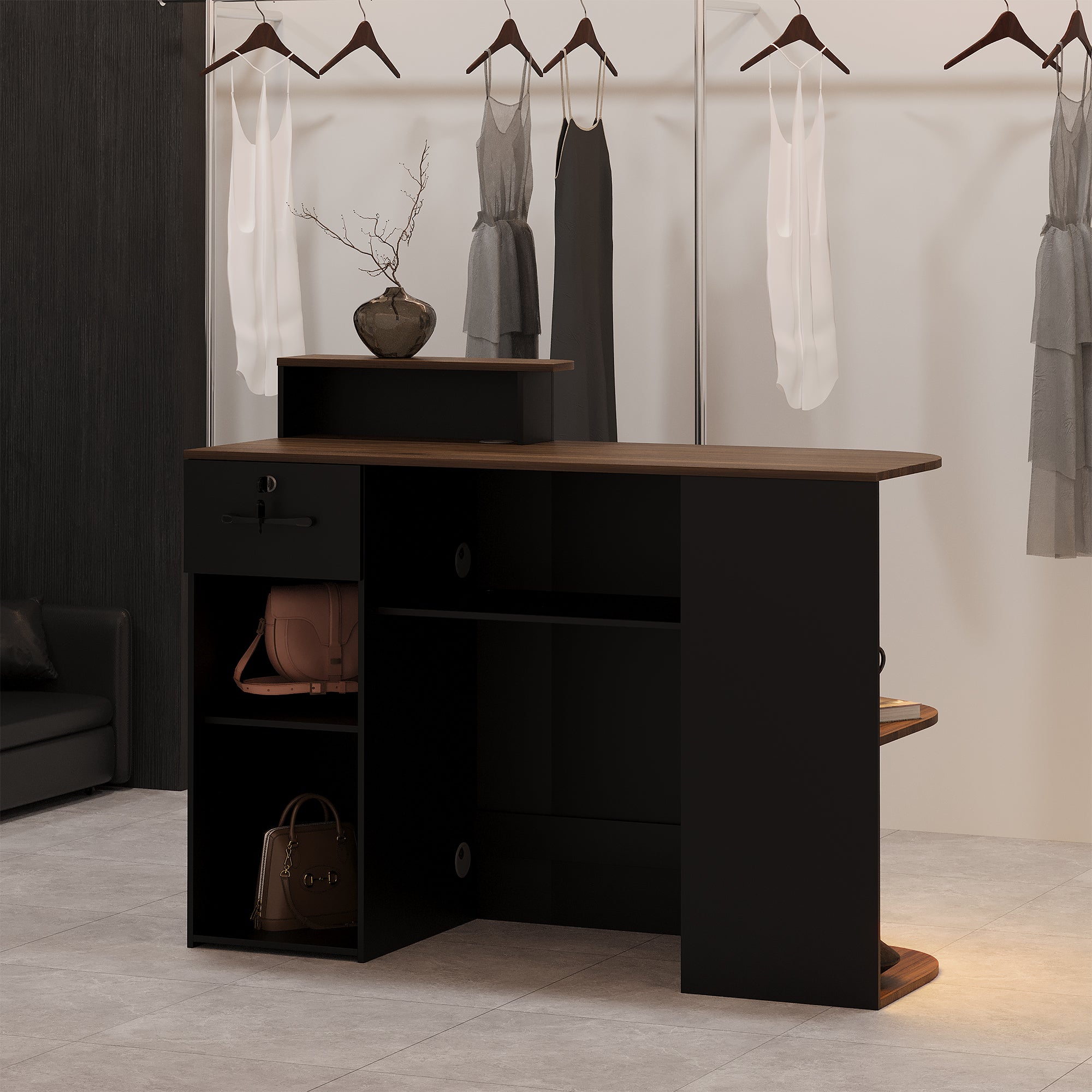 Advwin LED Reception Desk for Office