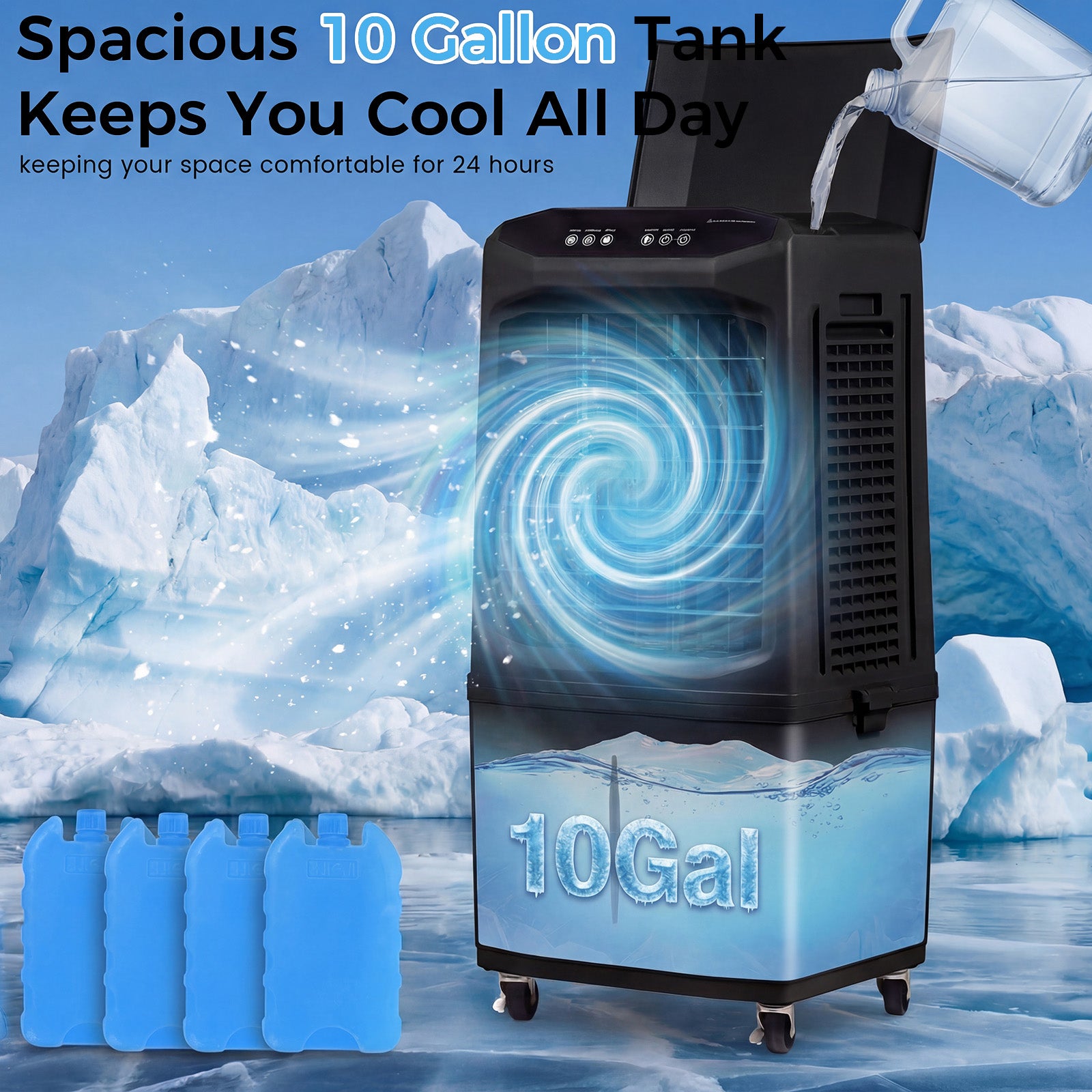 Advwin 3300 CFM Evaporative Swamp Cooler