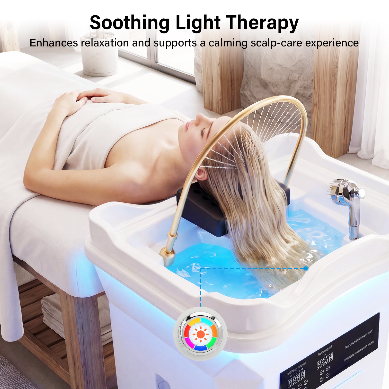 Advwin Thermostatic Head Spa Equipment