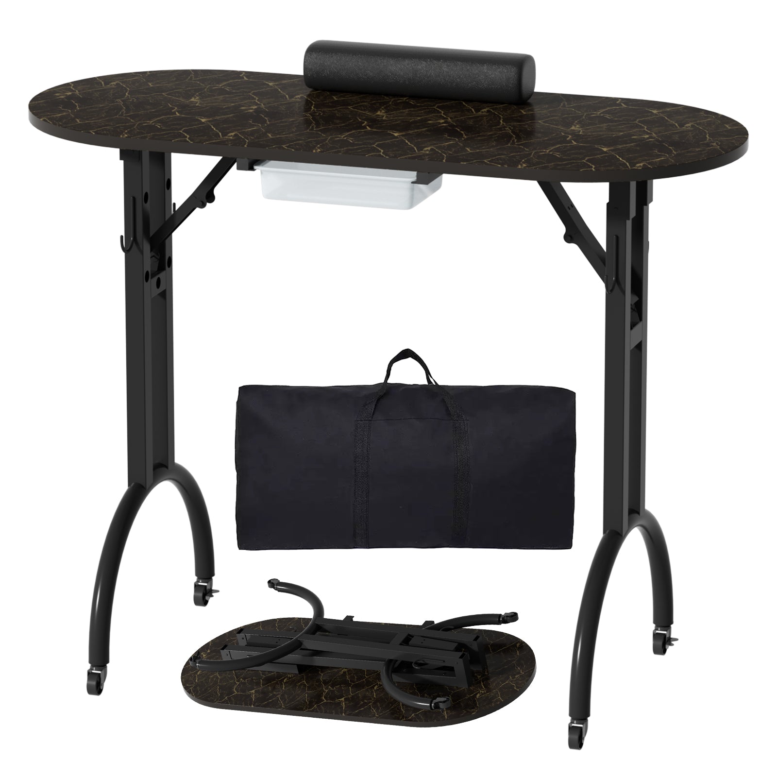 Advwin Portable Manicure Desk for Home & Travel
