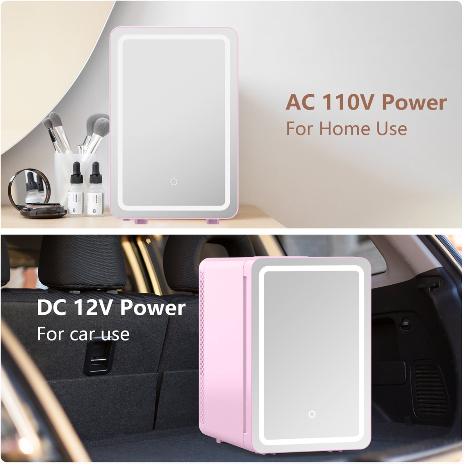 Advwin 20L Skincare Mini Fridge with Mirror