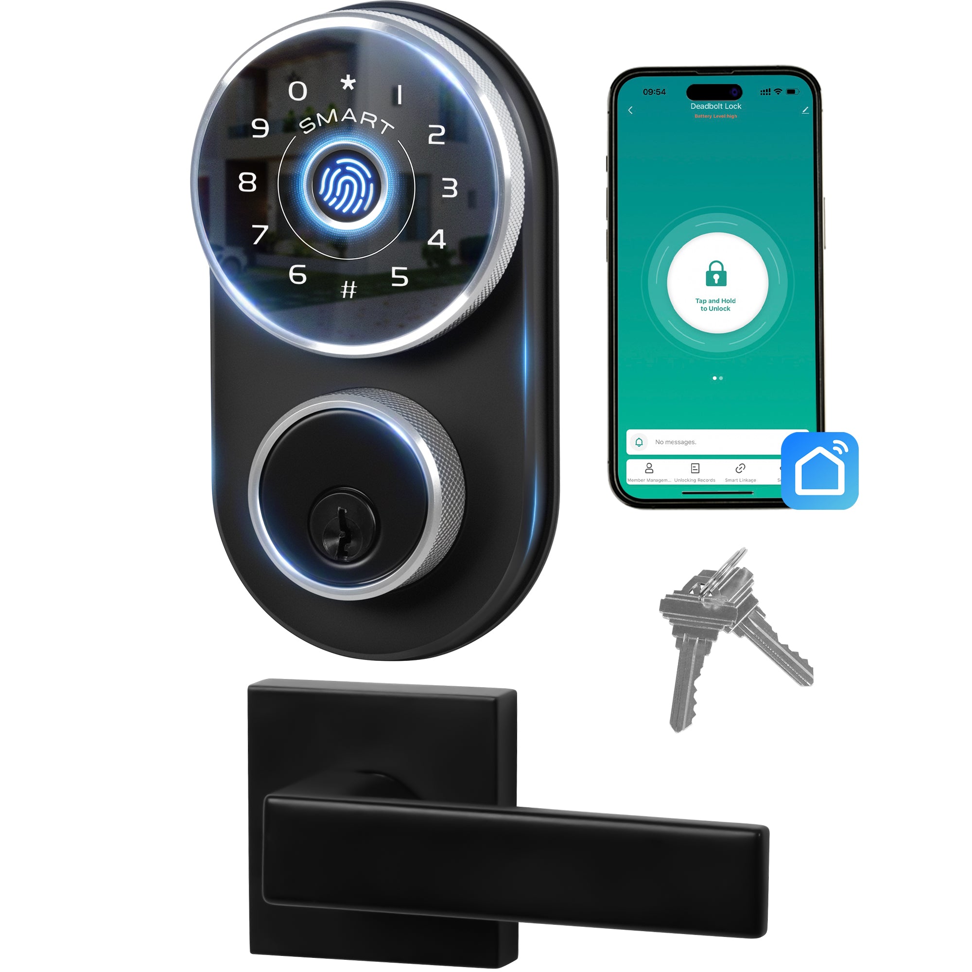 Advwin Smart Door Lock with Handle