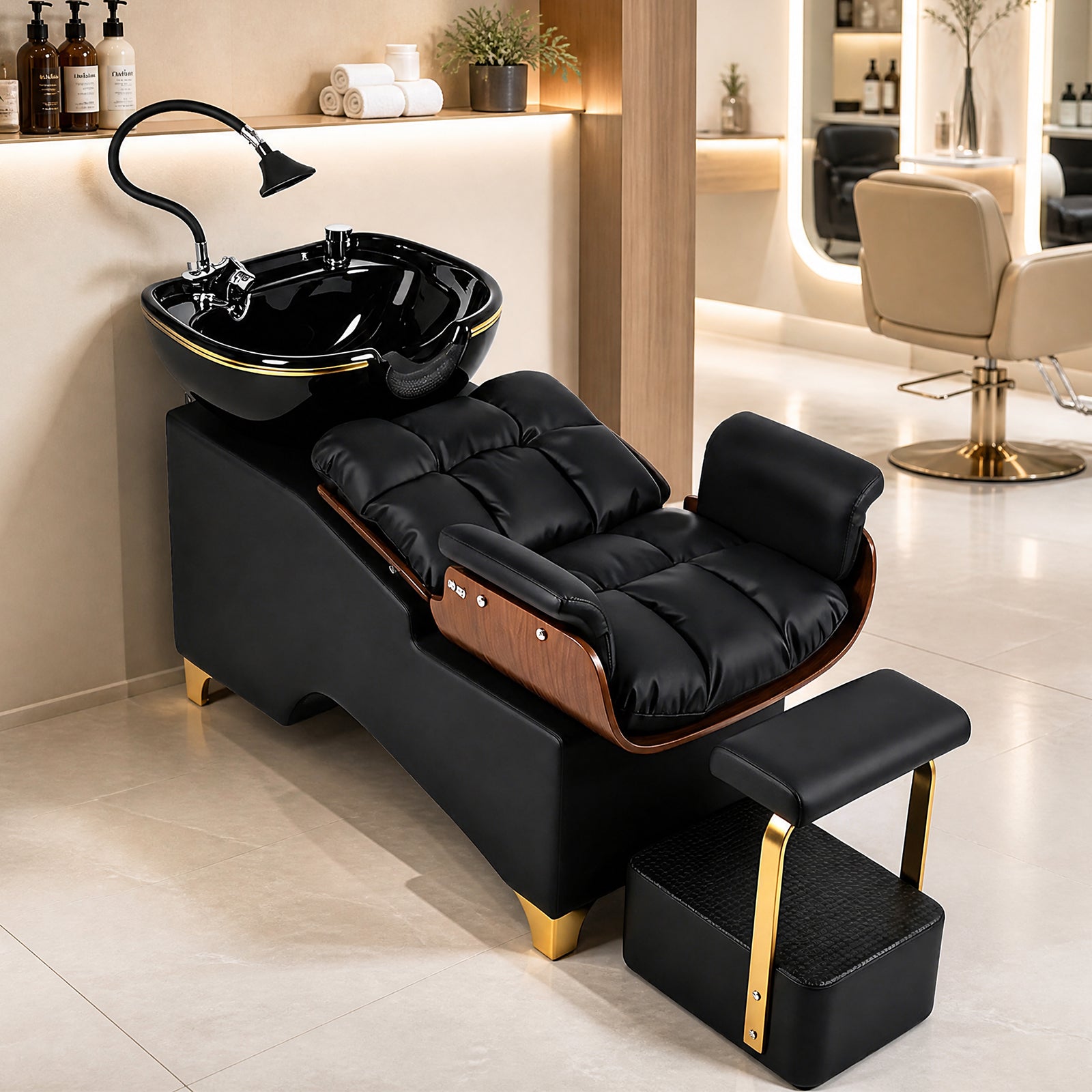 Advwin Hair Washing Station Barber Backwash Unit