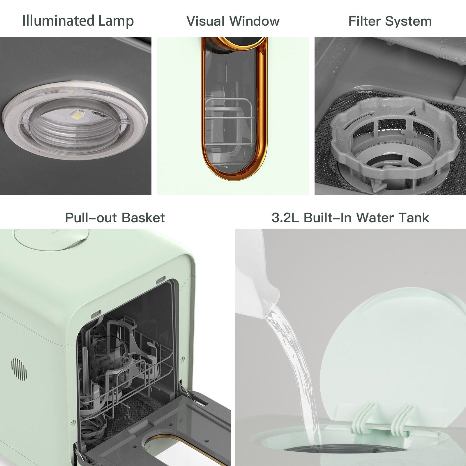 Advwin Baby Bottle Washer Touch Screen Control