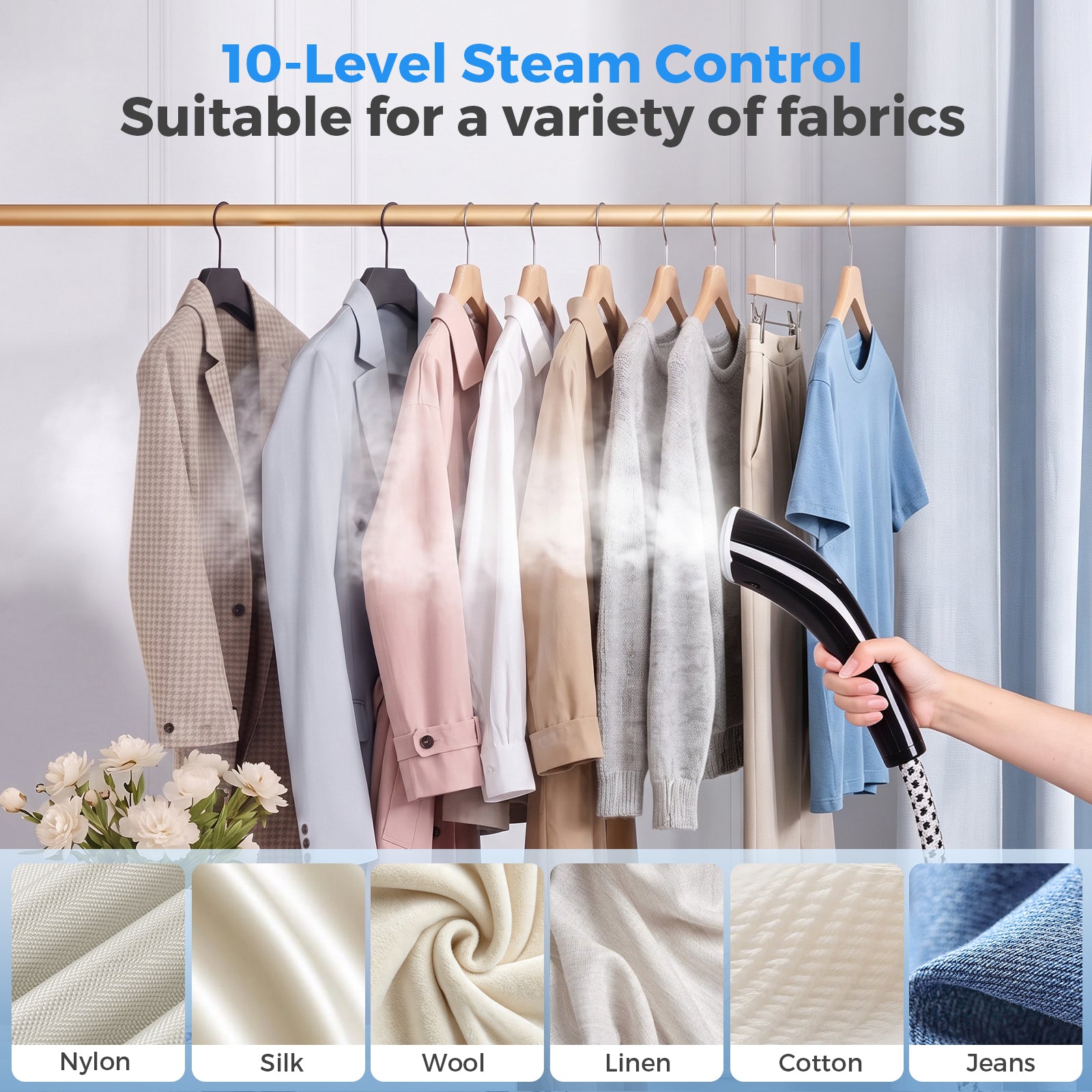 Advwin Garment Steamer 10 Steam Levels