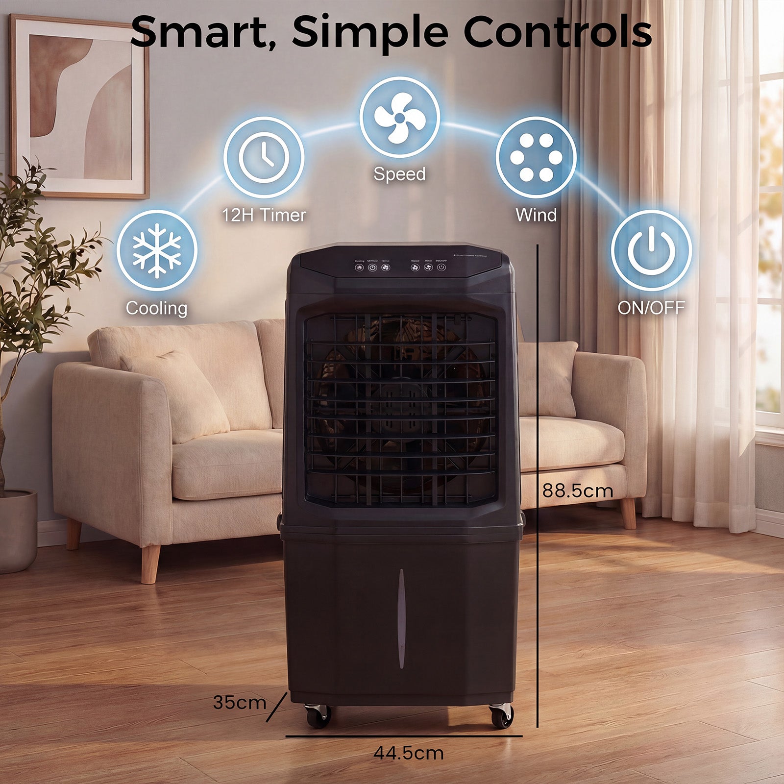 Advwin 3300 CFM Evaporative Swamp Cooler