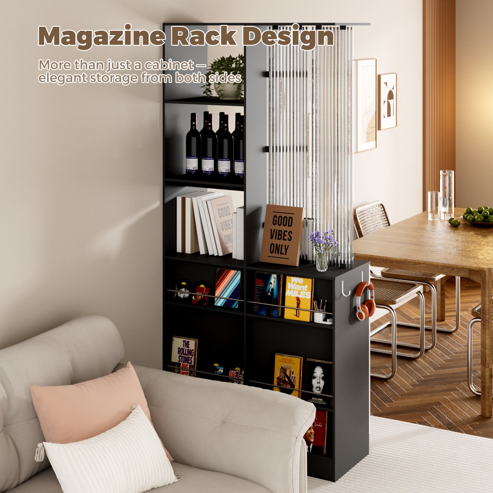Advwin Modern Freestanding Room Divider