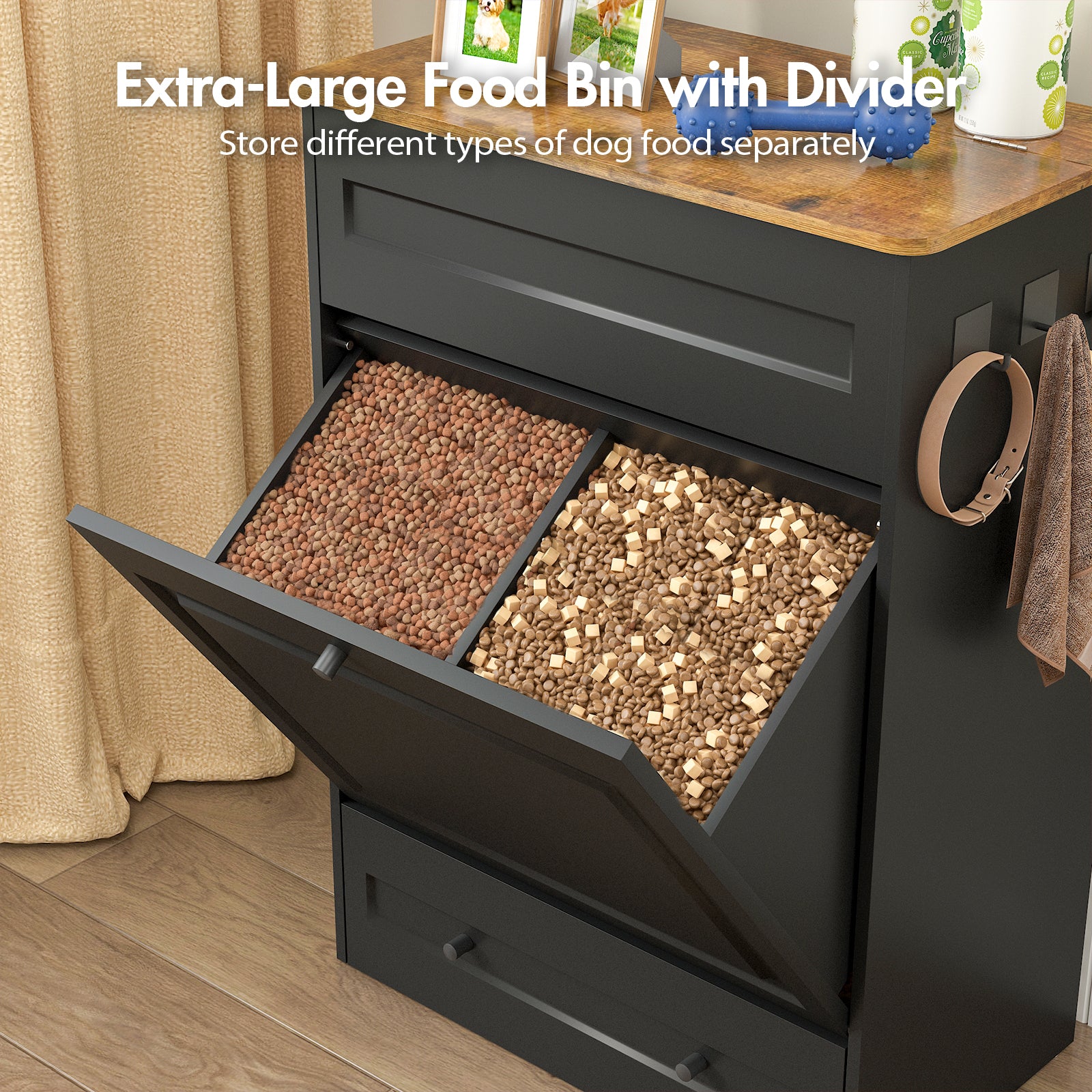 Advwin All-in-One Pet Feeding Cabinet