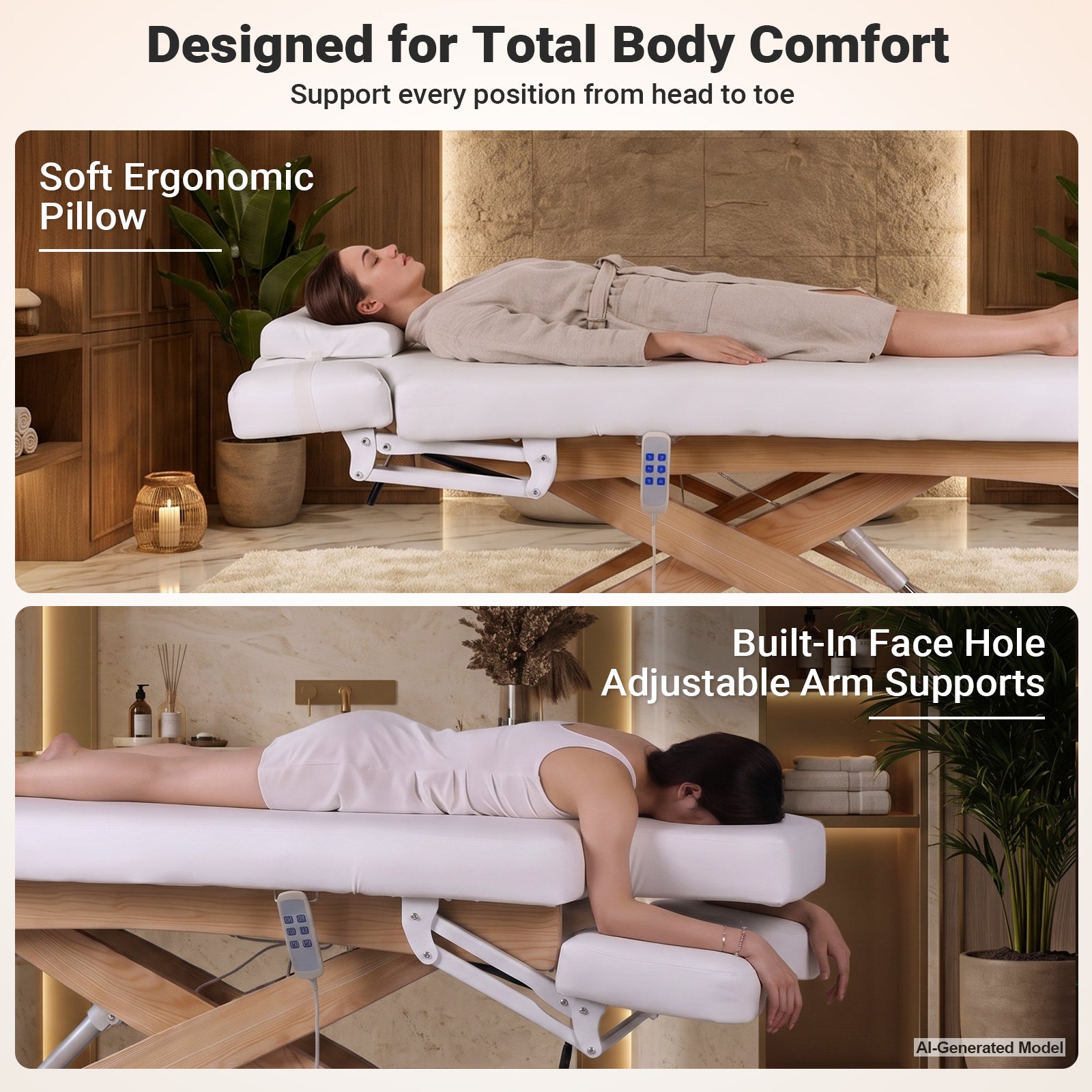 Advwin Electric Massage Table for Spa & Treatment