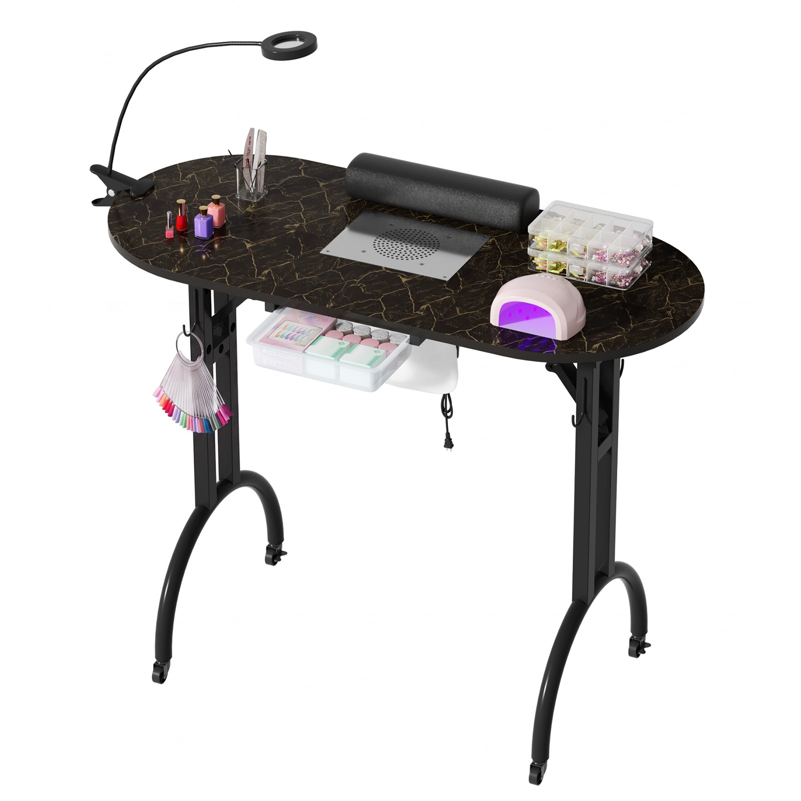 Advwin Portable Manicure Desk for Home & Travel