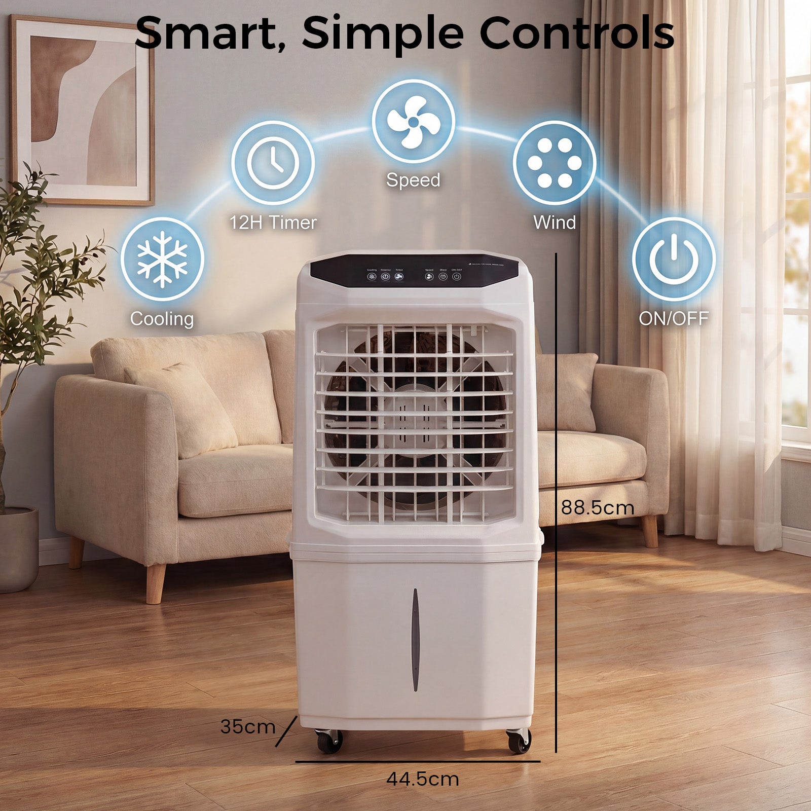 Advwin 3300 CFM Evaporative Swamp Cooler